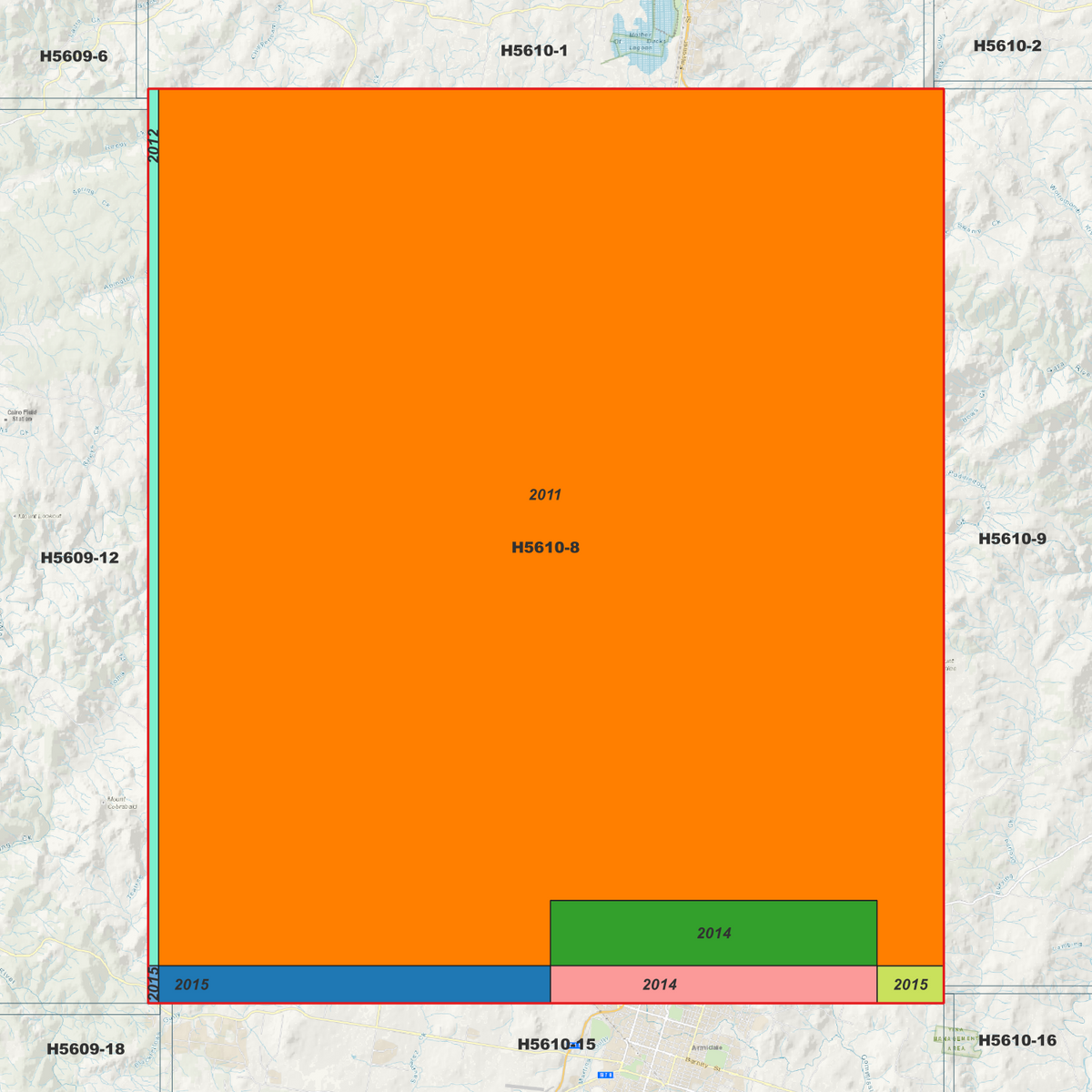 Duval 1m, 2m & 5m Digital Elevation Models (H5610-8)