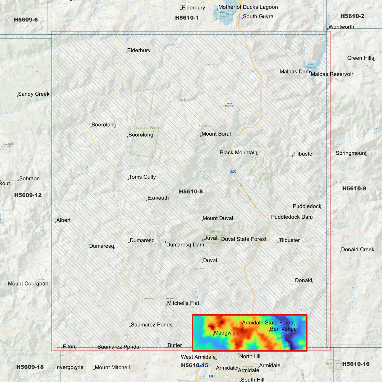 Duval 1m Digital Elevation Model (H5610-8)