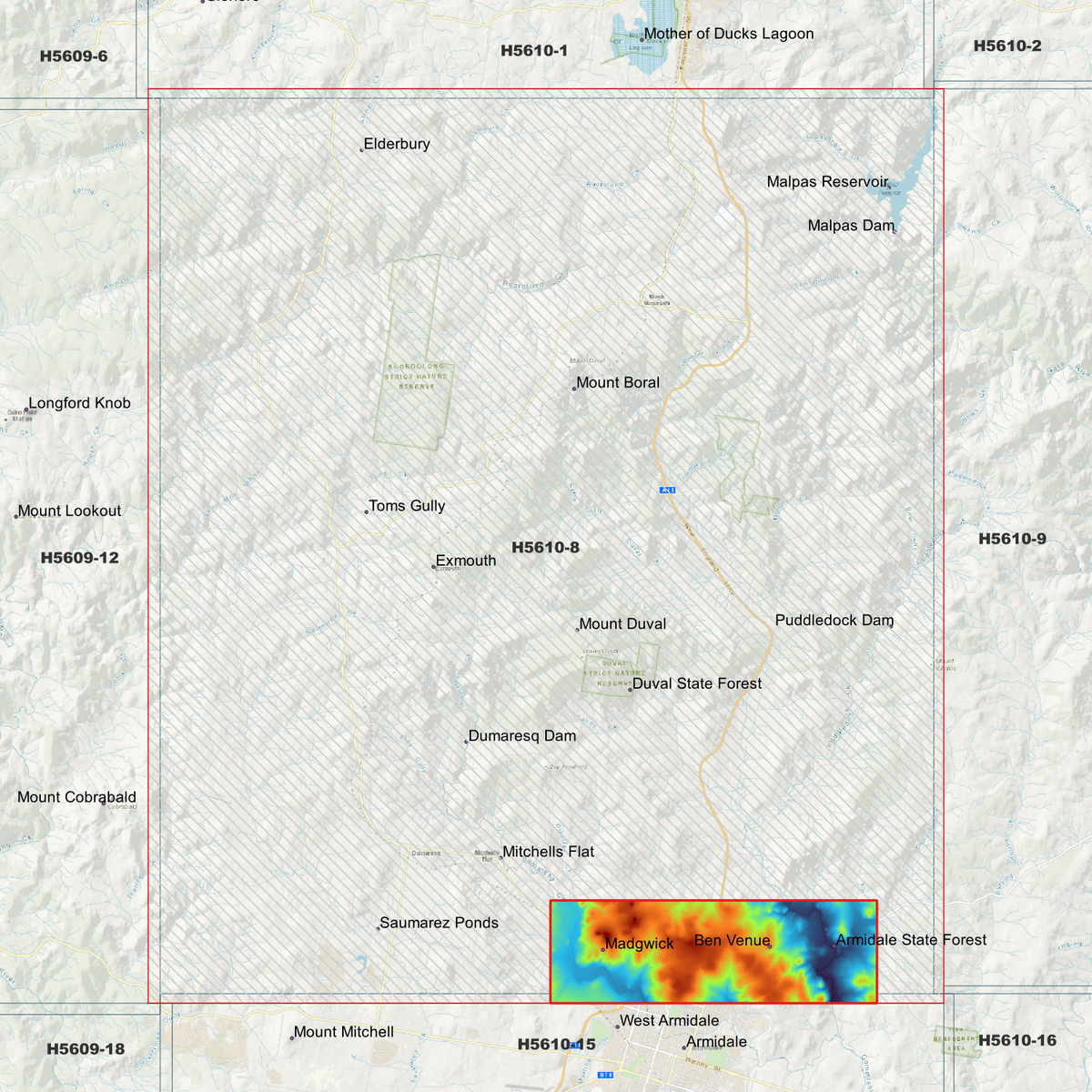 Duval 1m, 2m & 5m Digital Elevation Models (H5610-8)