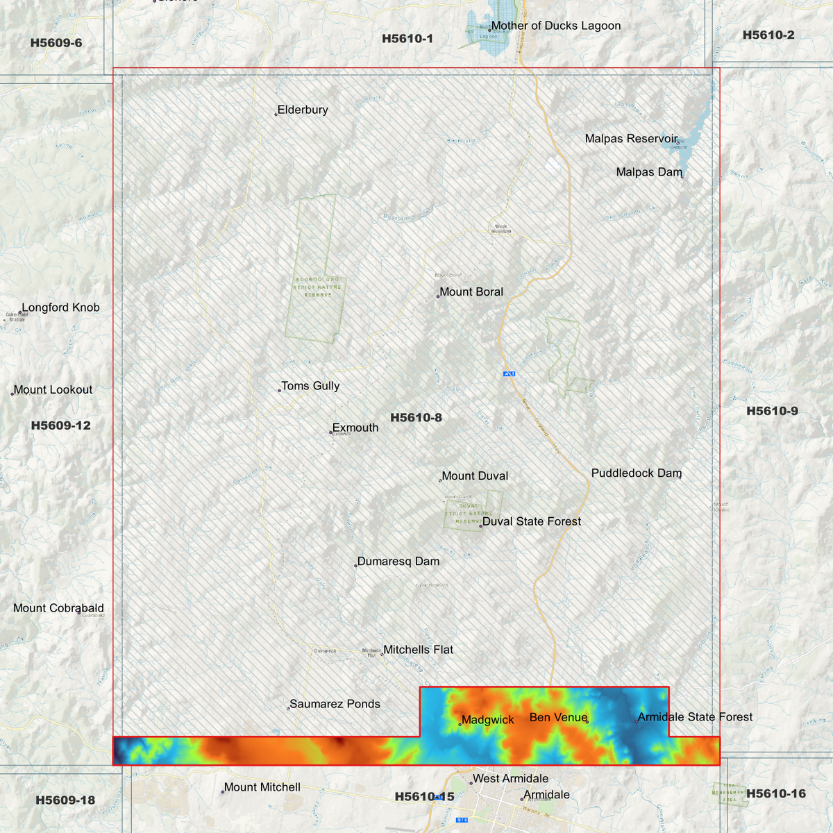 Duval 1m, 2m & 5m Digital Elevation Models (H5610-8)