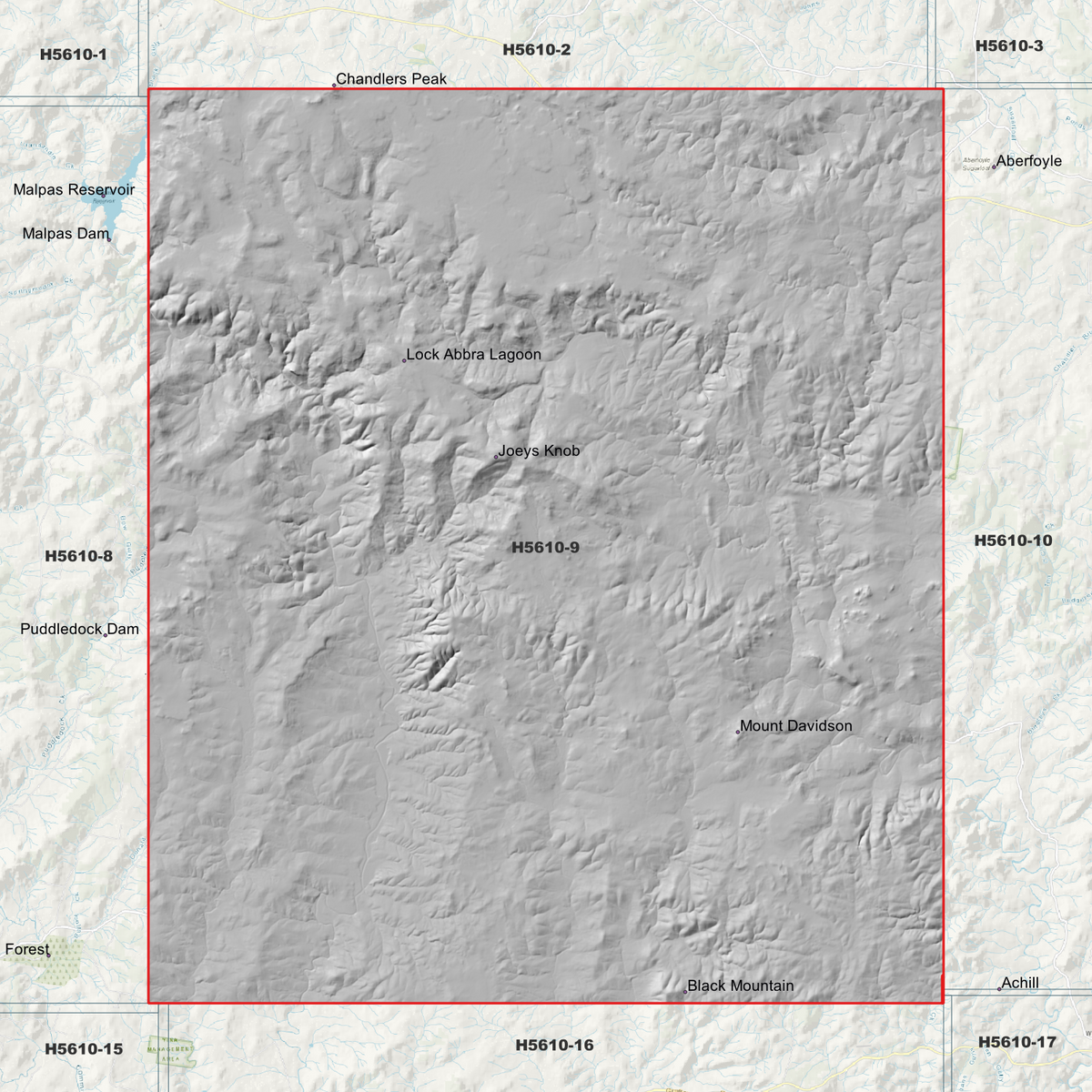 Brockley 1m, 2m & 5m Digital Elevation Models (H5610-9)