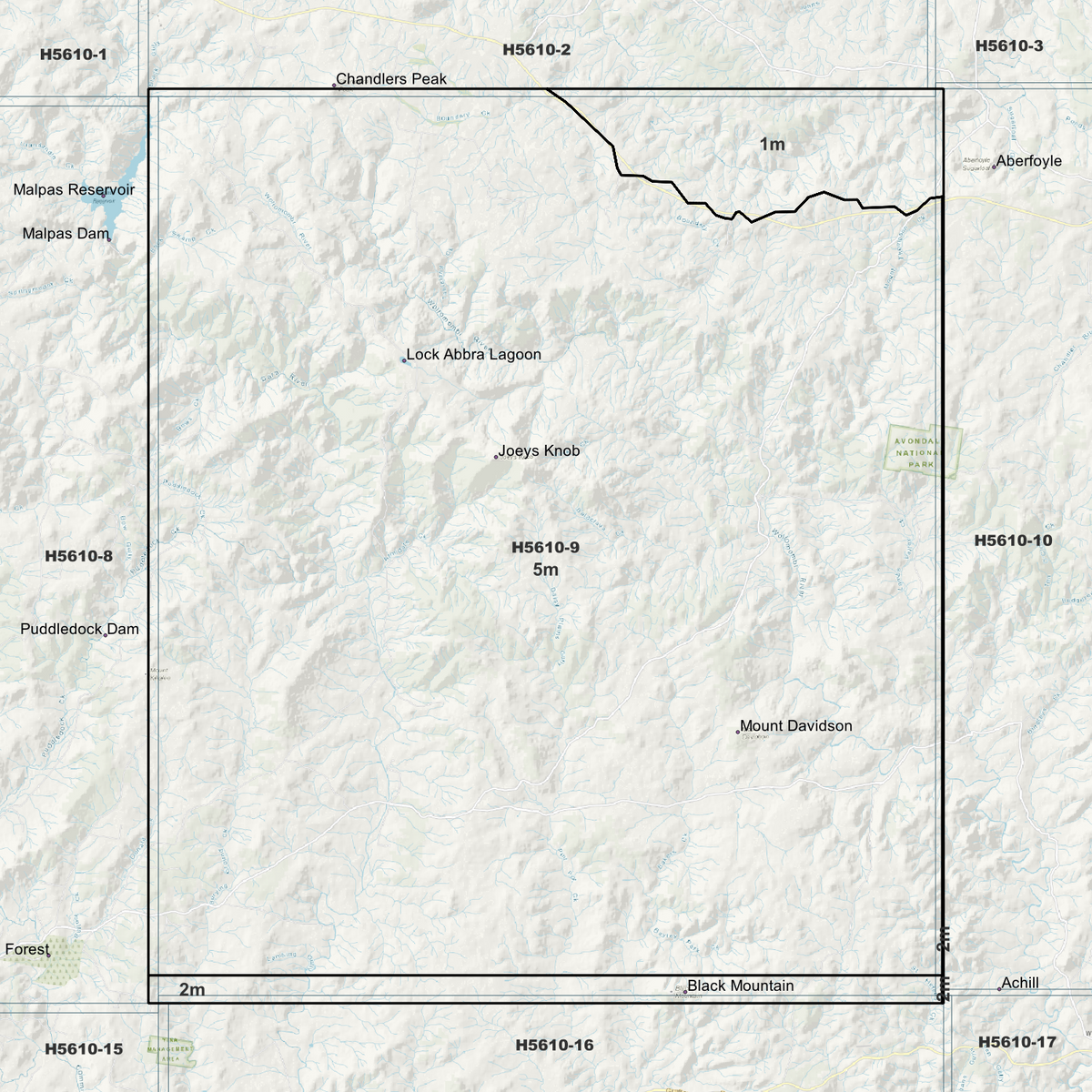Brockley 1m, 2m & 5m Digital Elevation Models (H5610-9)