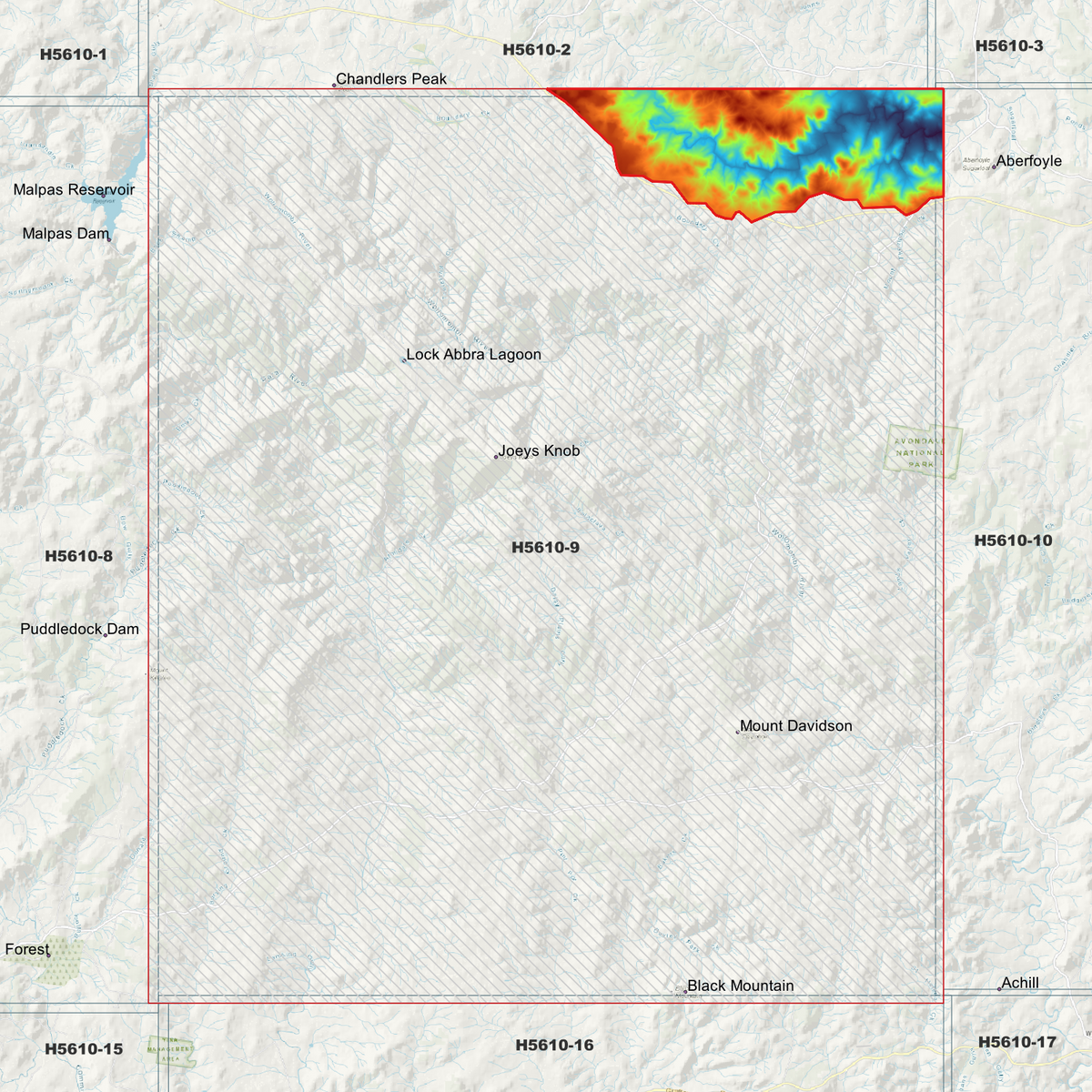 Brockley 1m, 2m & 5m Digital Elevation Models (H5610-9)