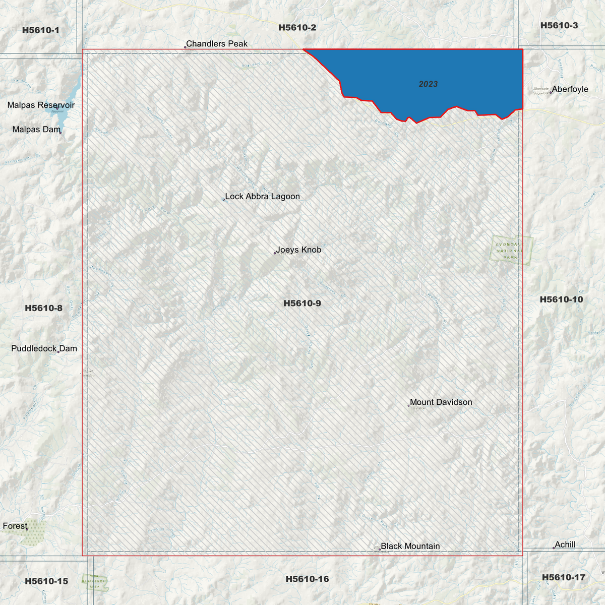 Brockley 1m, 2m & 5m Digital Elevation Models (H5610-9)