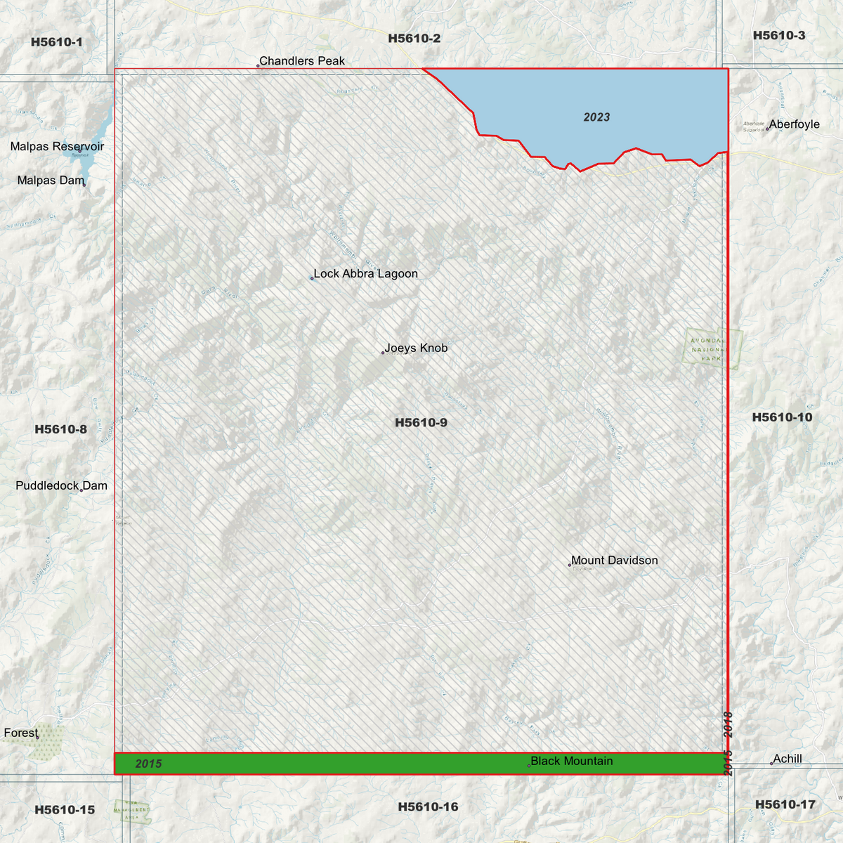 Brockley 1m, 2m & 5m Digital Elevation Models (H5610-9)