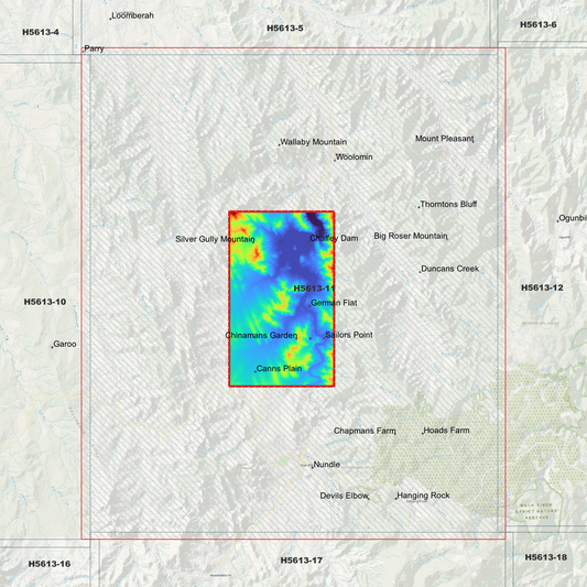 Nundle 1m Digital Elevation Model (H5613-11)