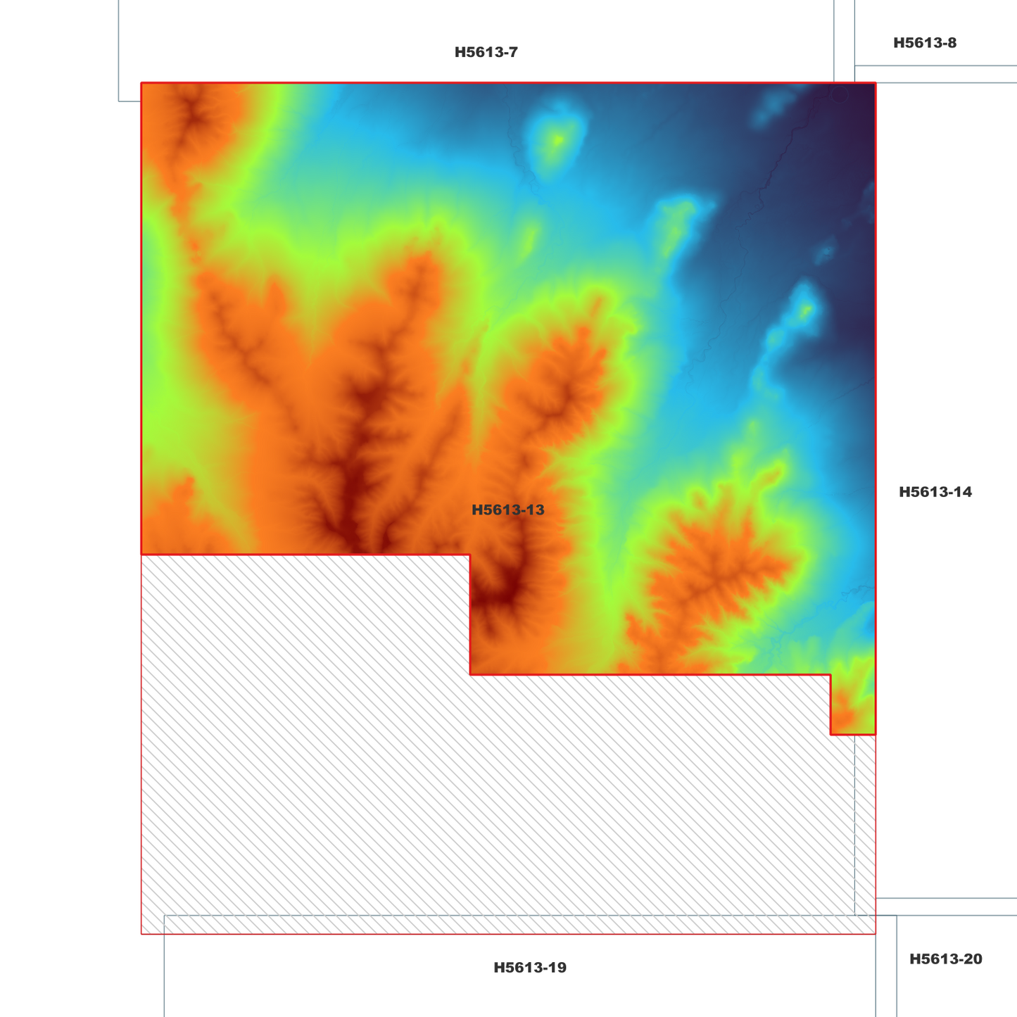CooMoo 1m Digital Elevation Model (H5613-13)