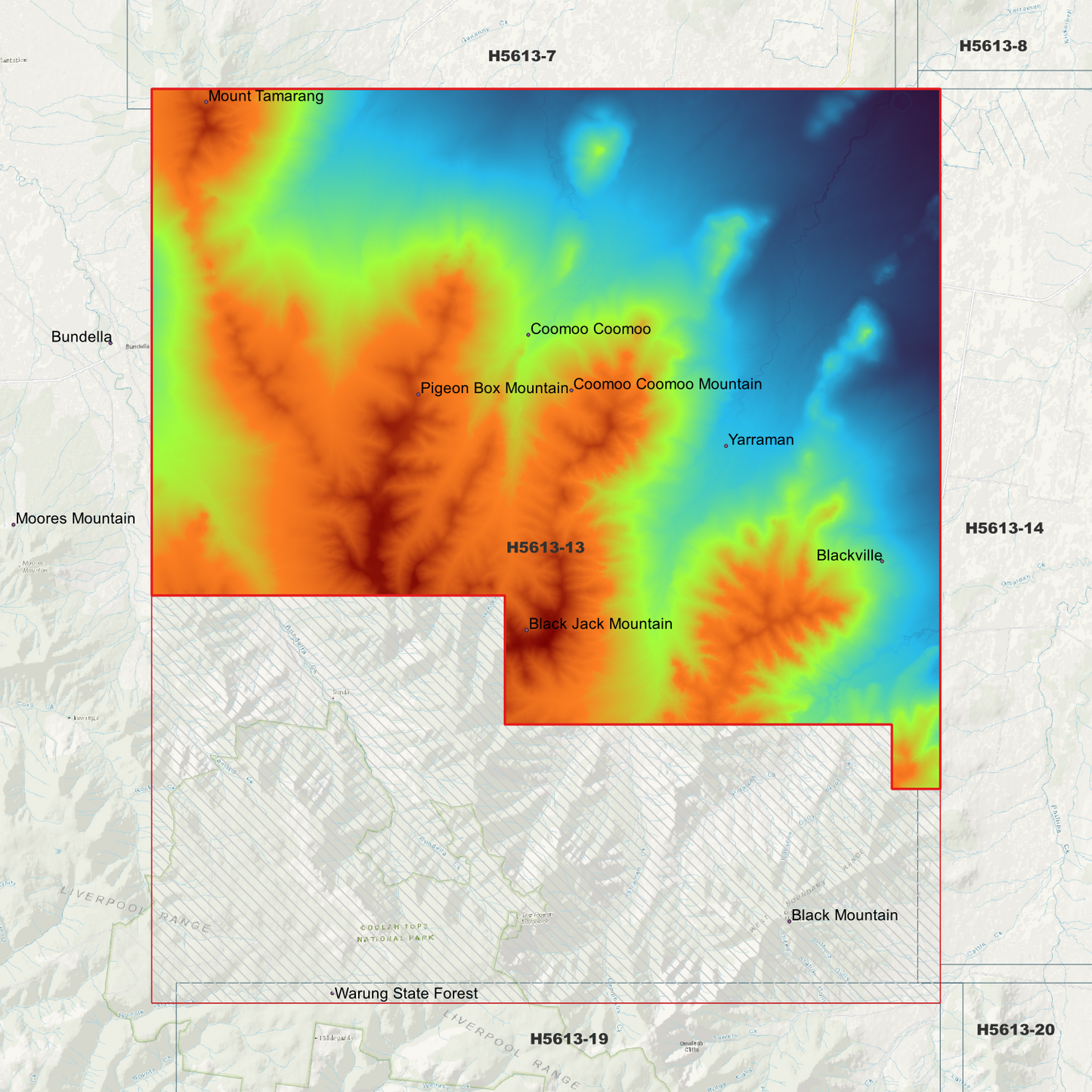 CooMoo 1m Digital Elevation Model (H5613-13)