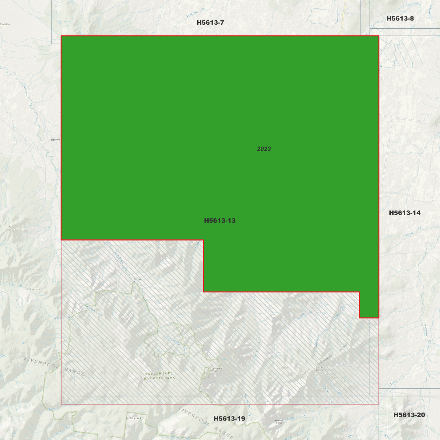 CooMoo 1m Digital Elevation Model (H5613-13)