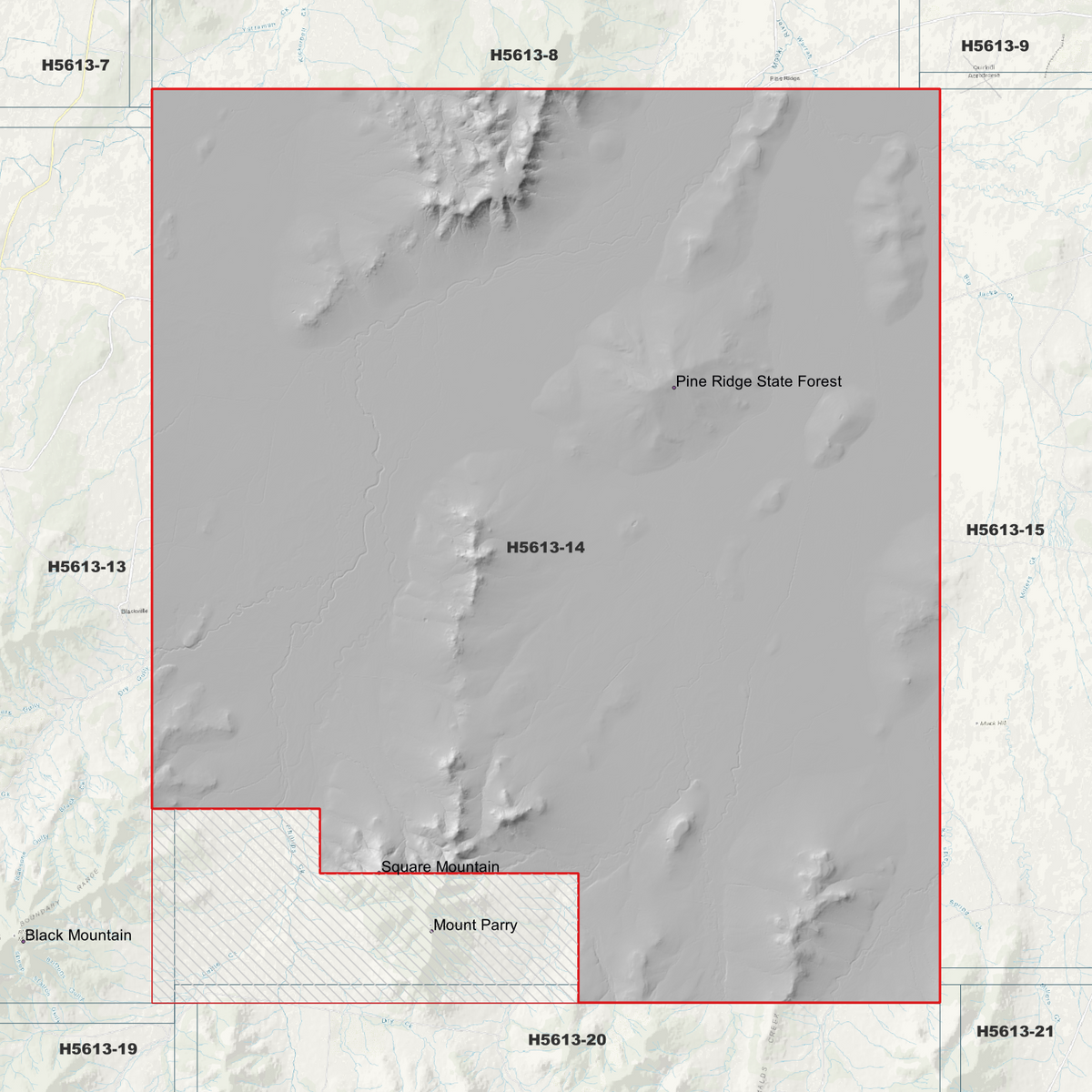 Windy 1m & 5m Digital Elevation Models (H5613-14)