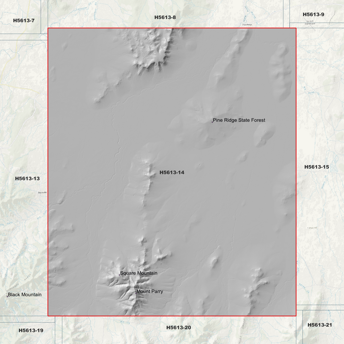 Windy 1m & 5m Digital Elevation Models (H5613-14)