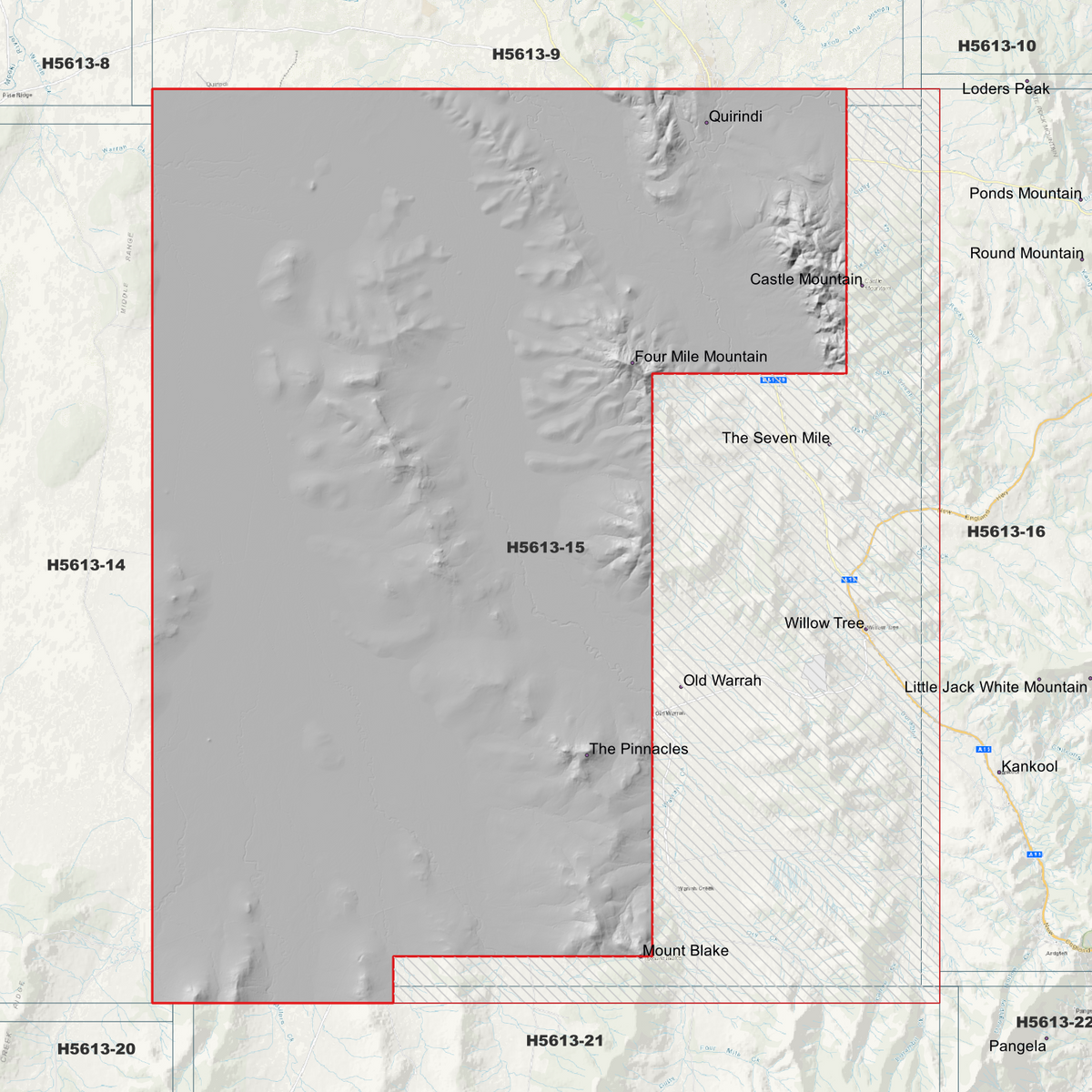Willow Tree 1m & 5m Digital Elevation Models (H5613-15)