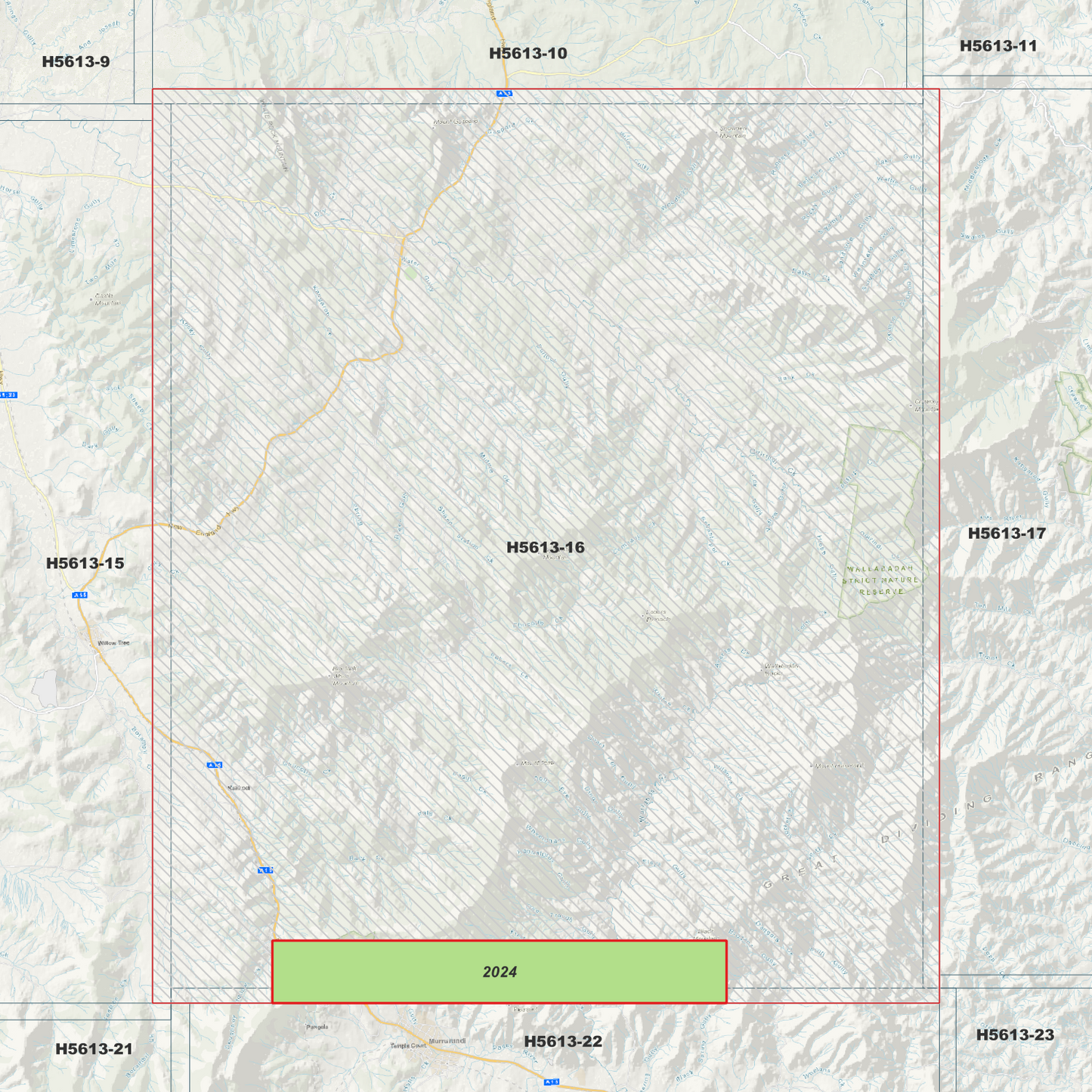 Ardglen1m Digital Elevation Model (H5613-16)
