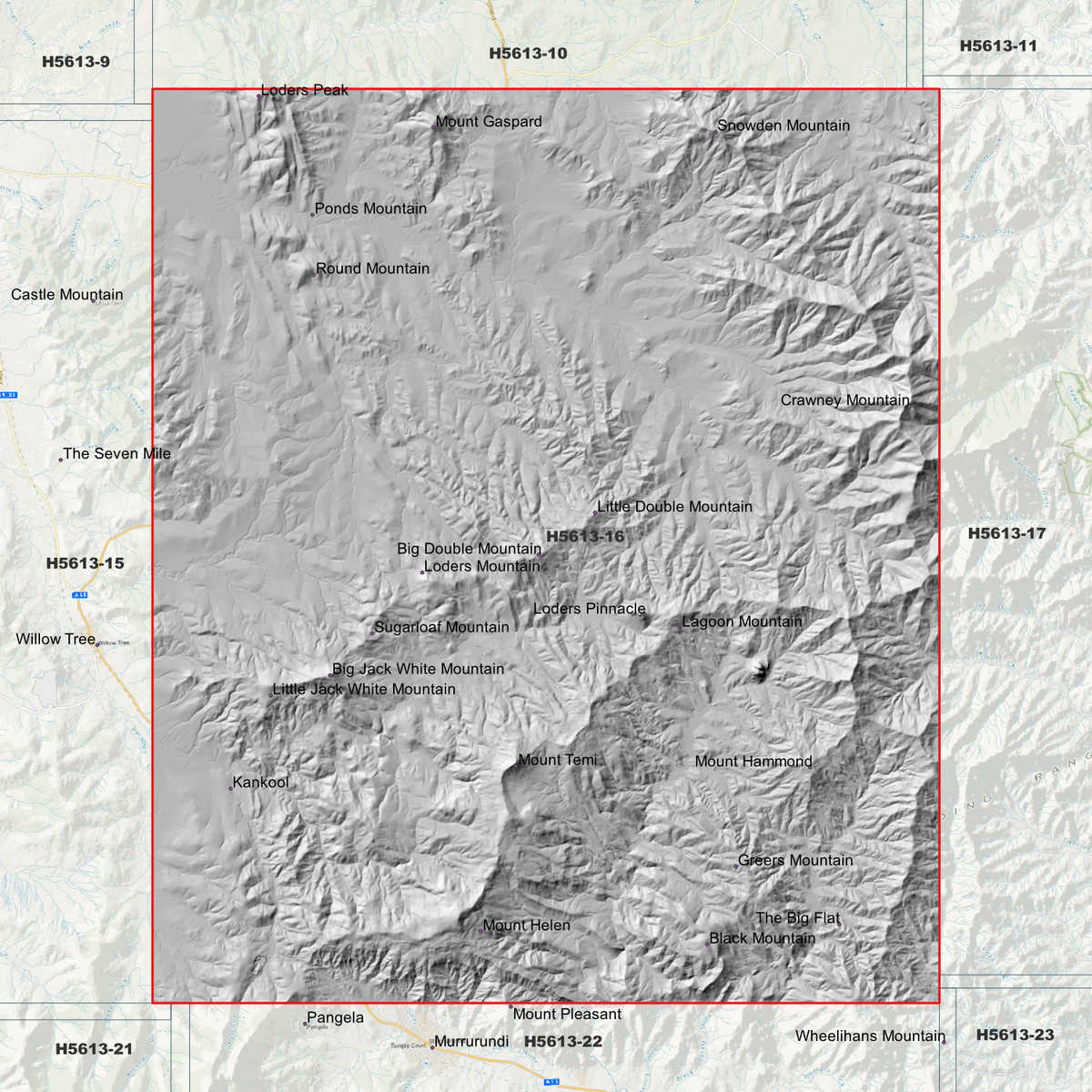 Ardglen 1m & 5m Digital Elevation Models (H5613-16)