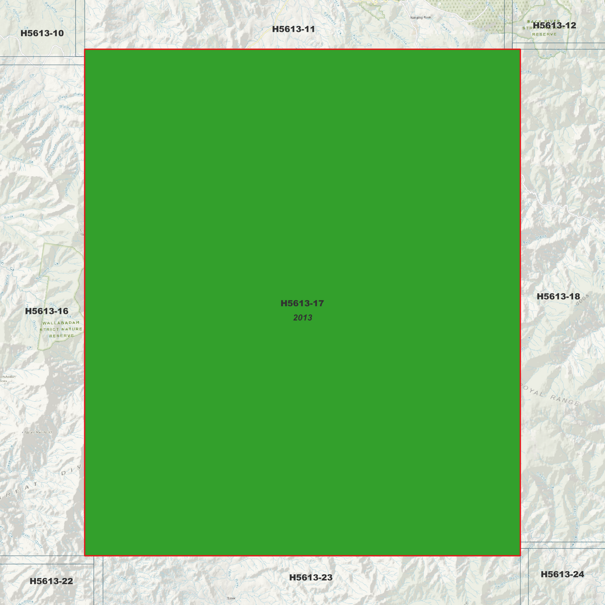 Wombramurra 5m Digital Elevation Models (H5613-17)