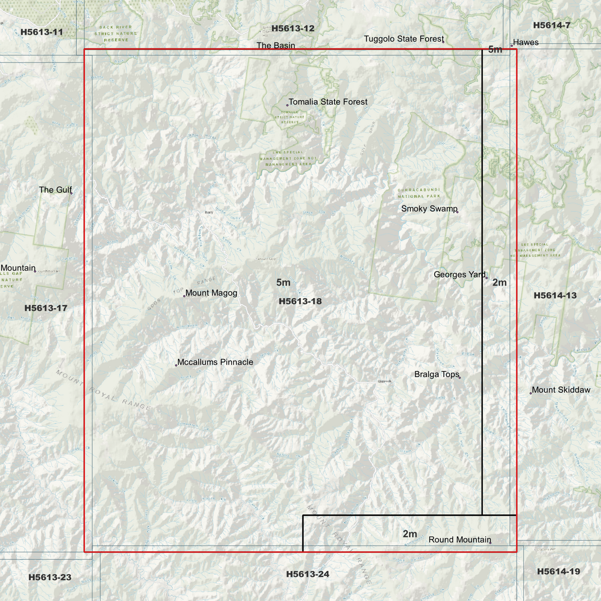 Magog 2m & 5m Digital Elevation Models (H5613-18)