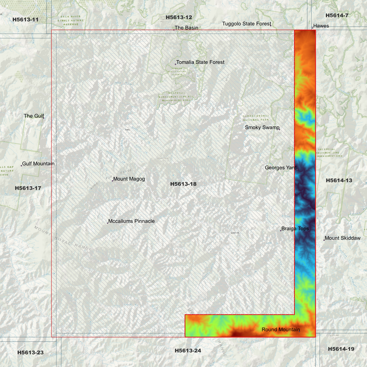 Magog 2m & 5m Digital Elevation Models (H5613-18)