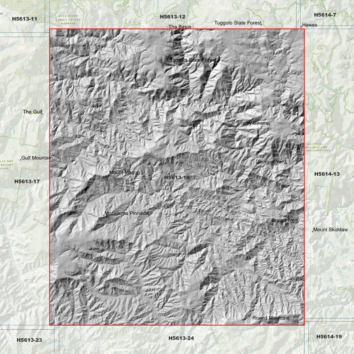 Magog 2m & 5m Digital Elevation Models (H5613-18)