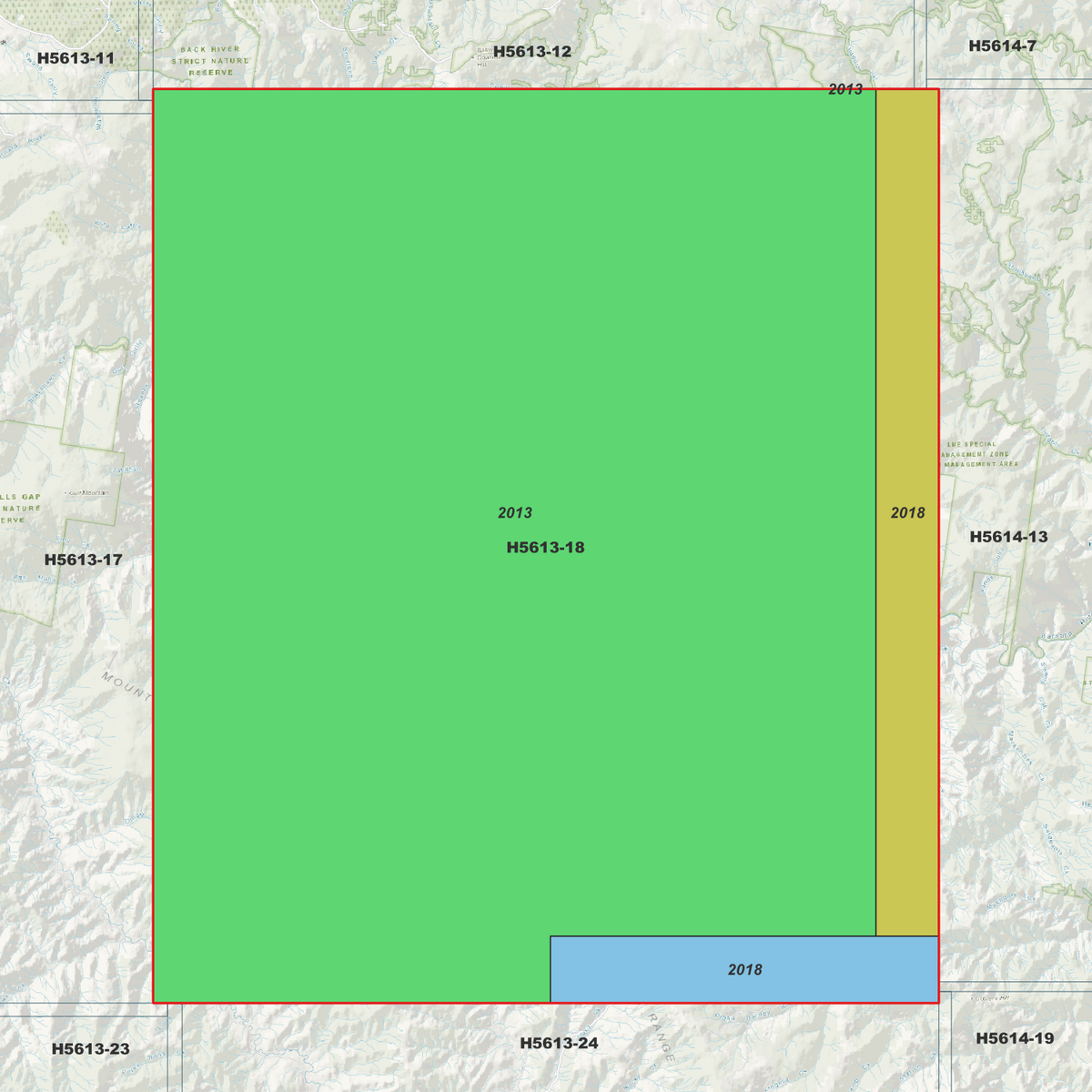 Magog 2m & 5m Digital Elevation Models (H5613-18)