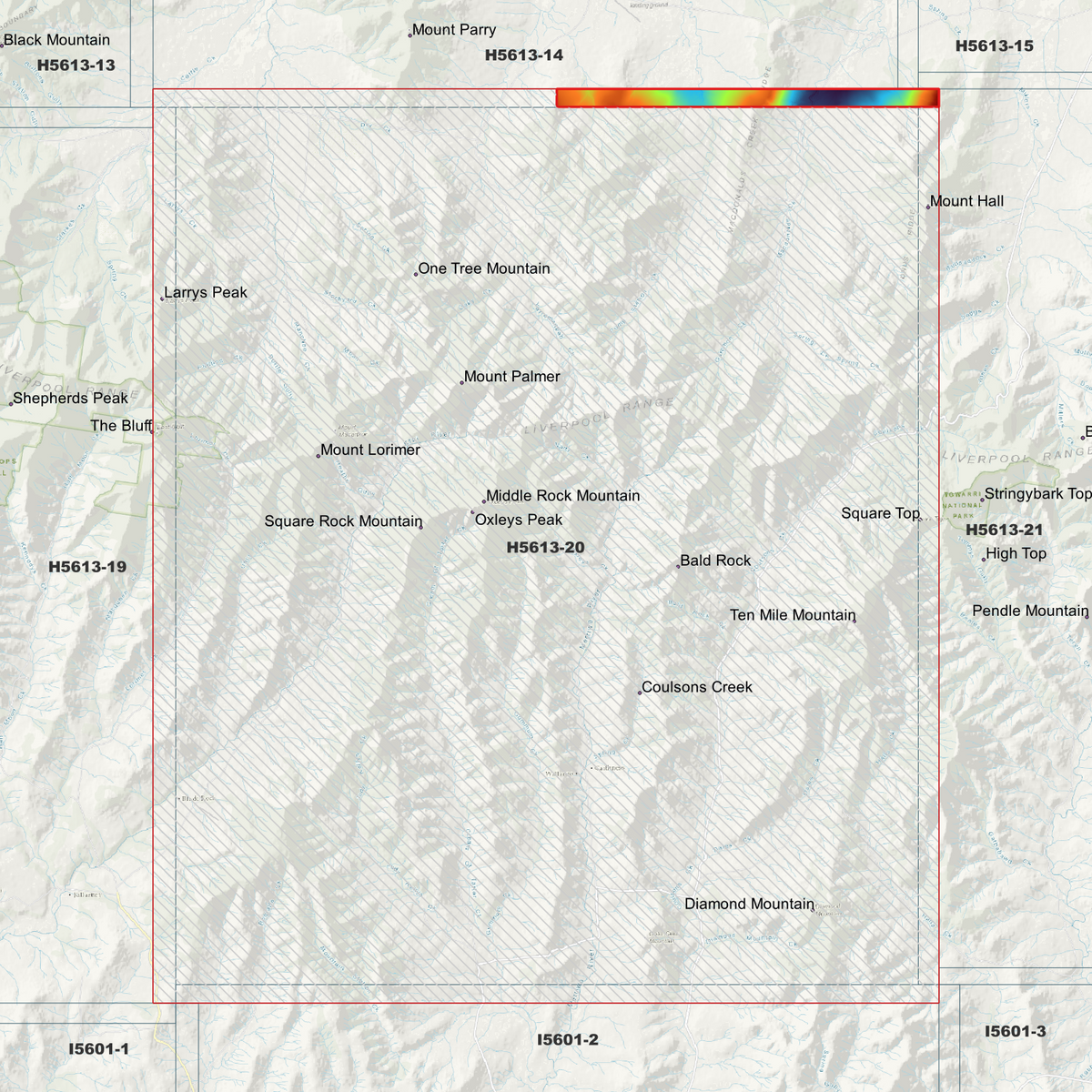 Larrys Peak 1m & 5m Digital Elevation Models (H5613-20)