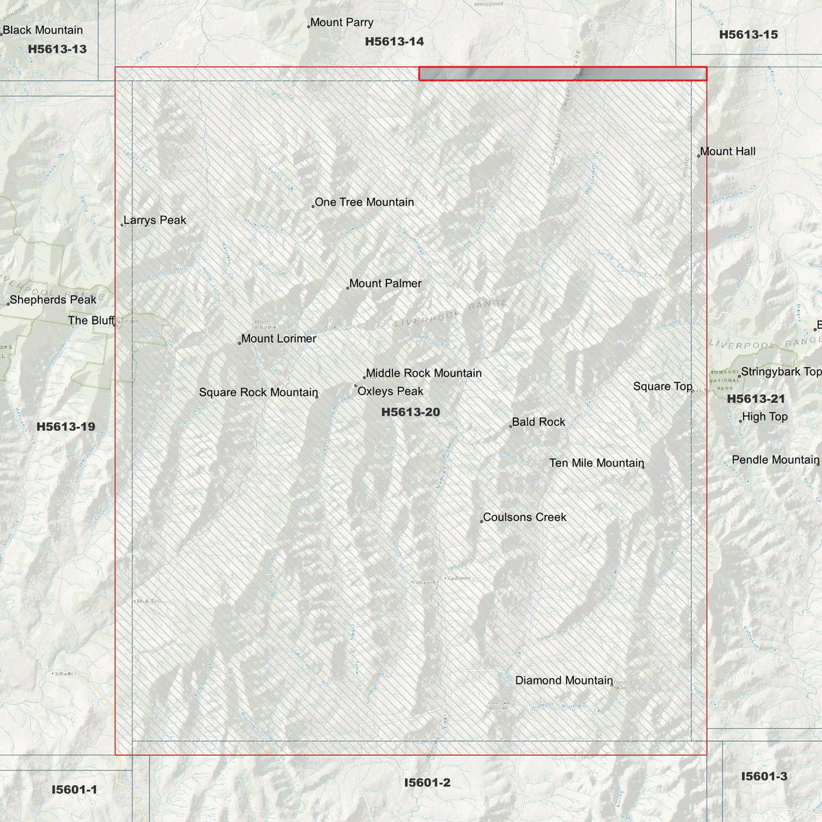 Larrys Peak 1m & 5m Digital Elevation Models (H5613-20)