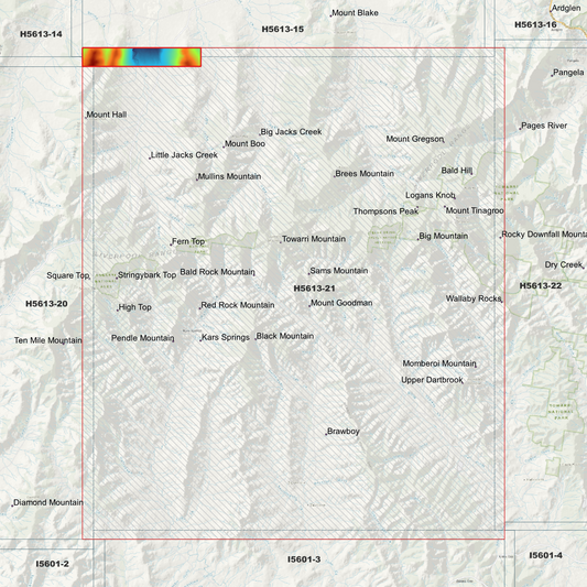 Towarri 1m Digital Elevation Model (H5613-21)