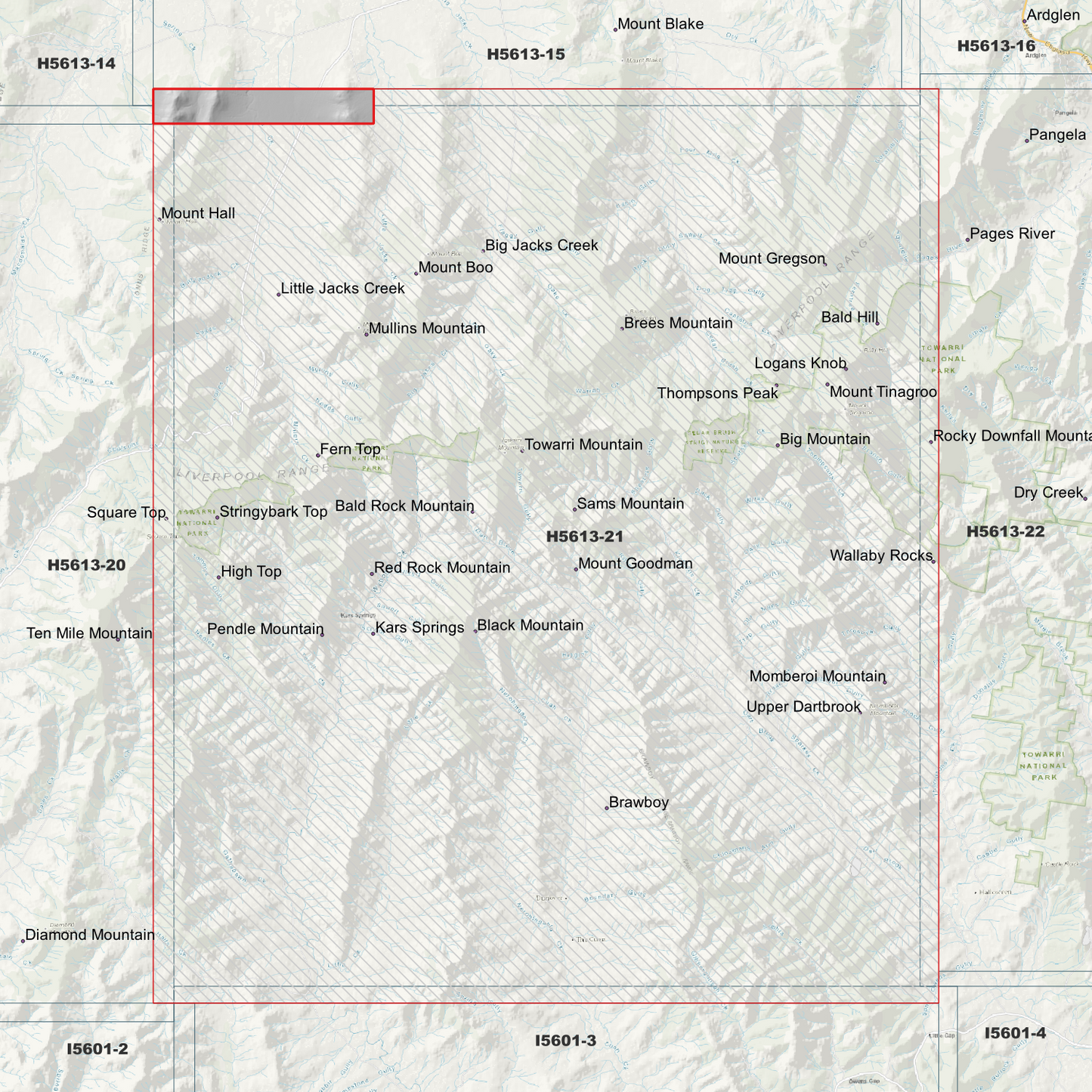 Towarri 1m Digital Elevation Model (H5613-21)