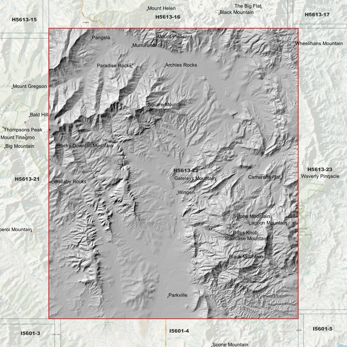 Wingen 1m, 2m & 5m Digital Elevation Models (H5613-22)