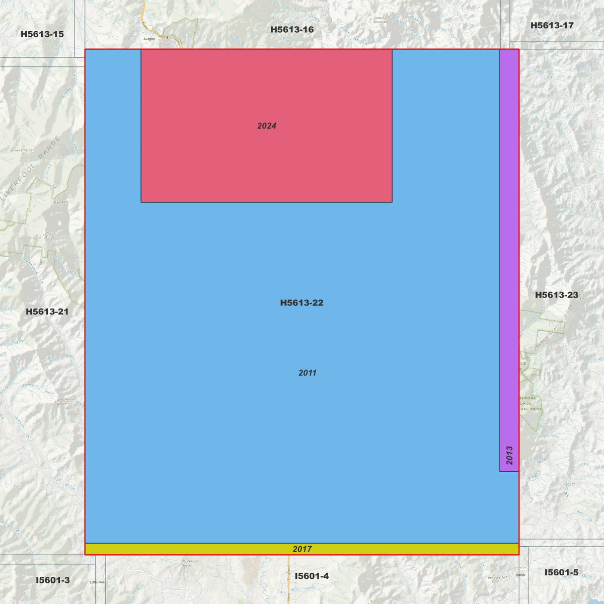 Wingen 1m, 2m & 5m Digital Elevation Models (H5613-22)