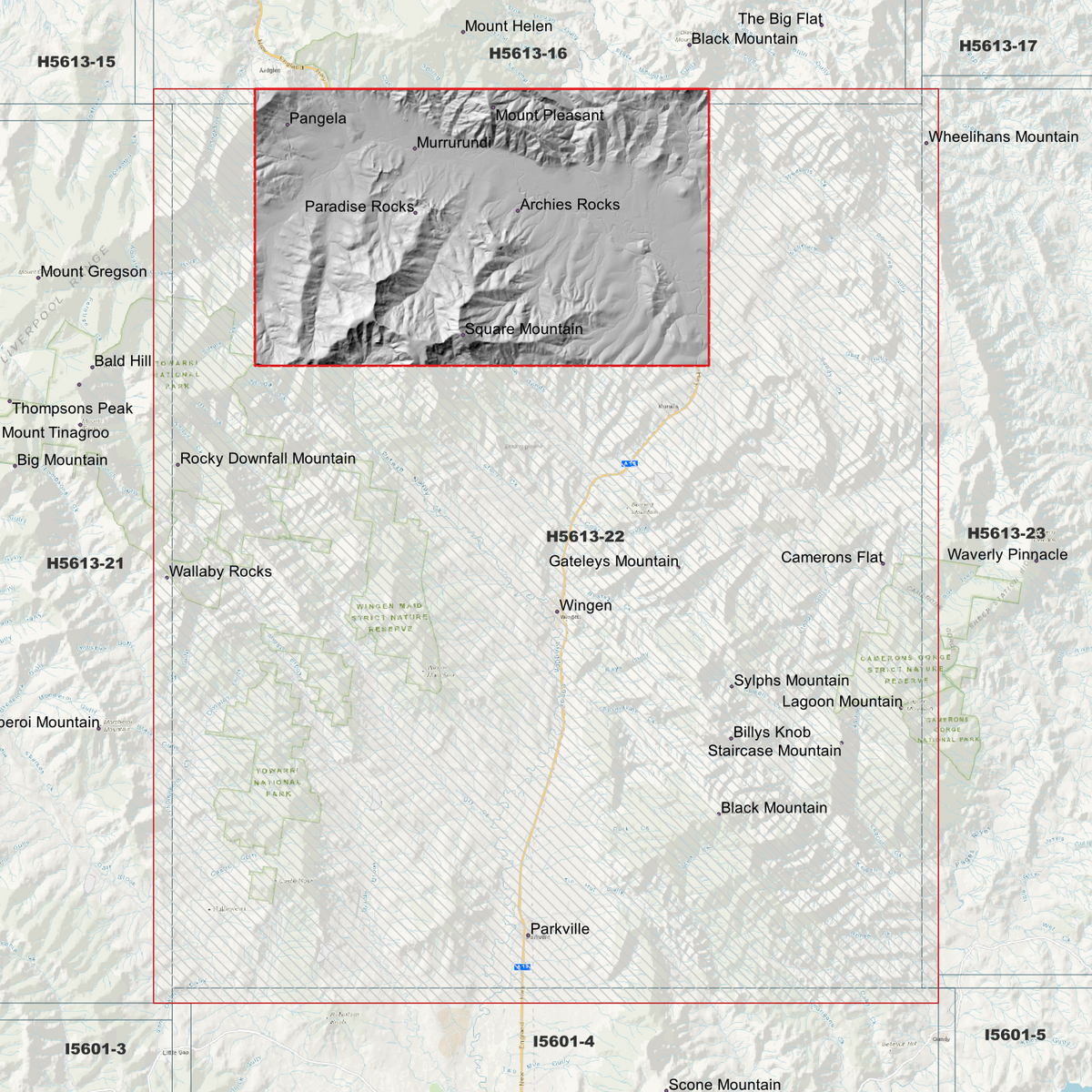 Wingen 1m, 2m & 5m Digital Elevation Models (H5613-22)
