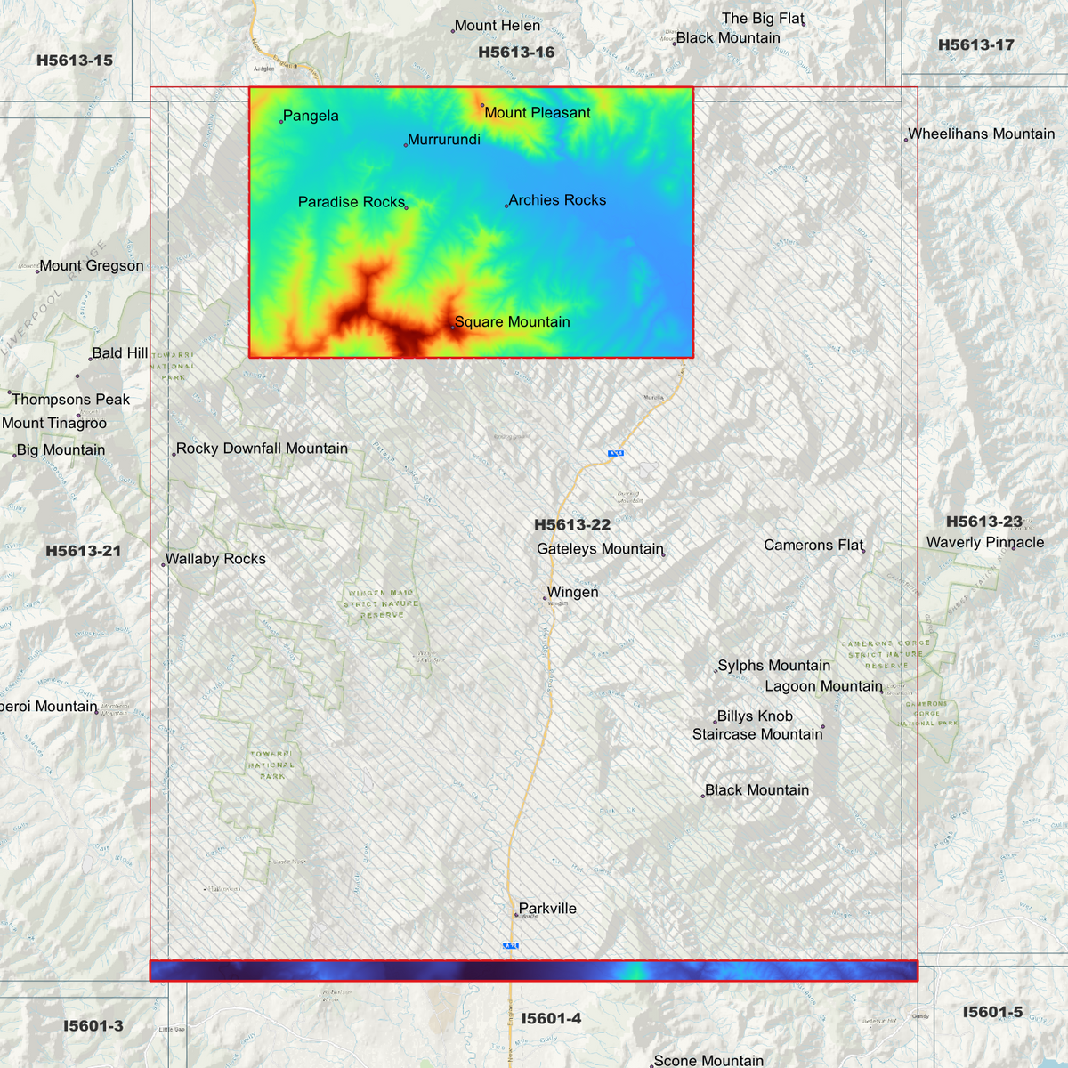 Wingen 1m, 2m & 5m Digital Elevation Models (H5613-22)
