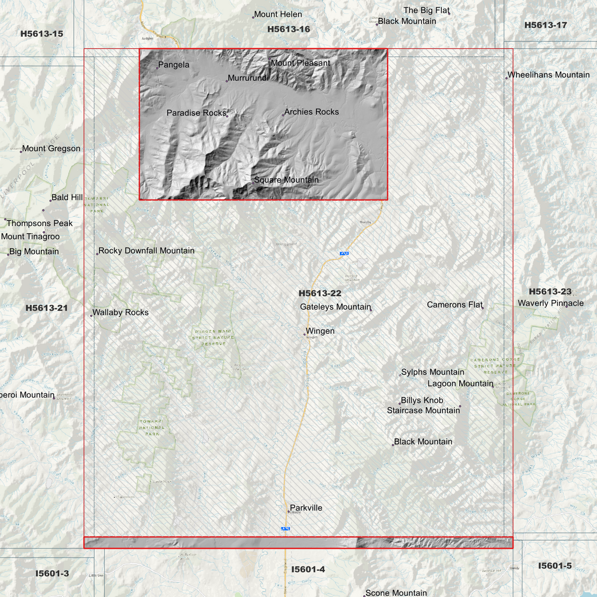 Wingen 1m, 2m & 5m Digital Elevation Models (H5613-22)
