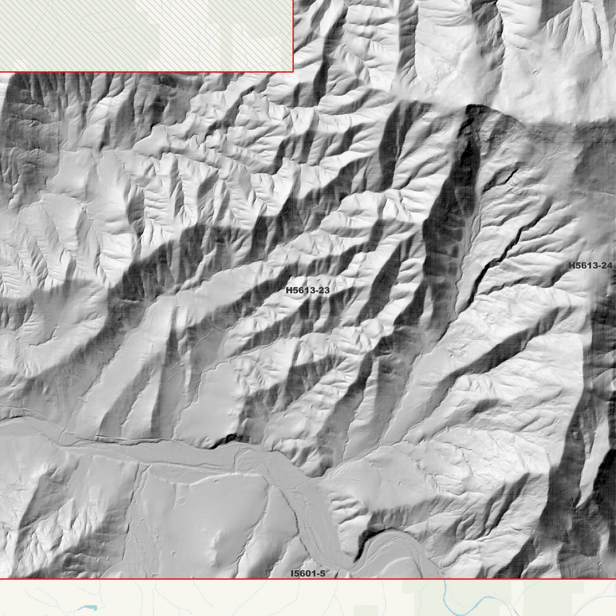 Belltrees 2m & 5m Digital Elevation Models (H5613-23)