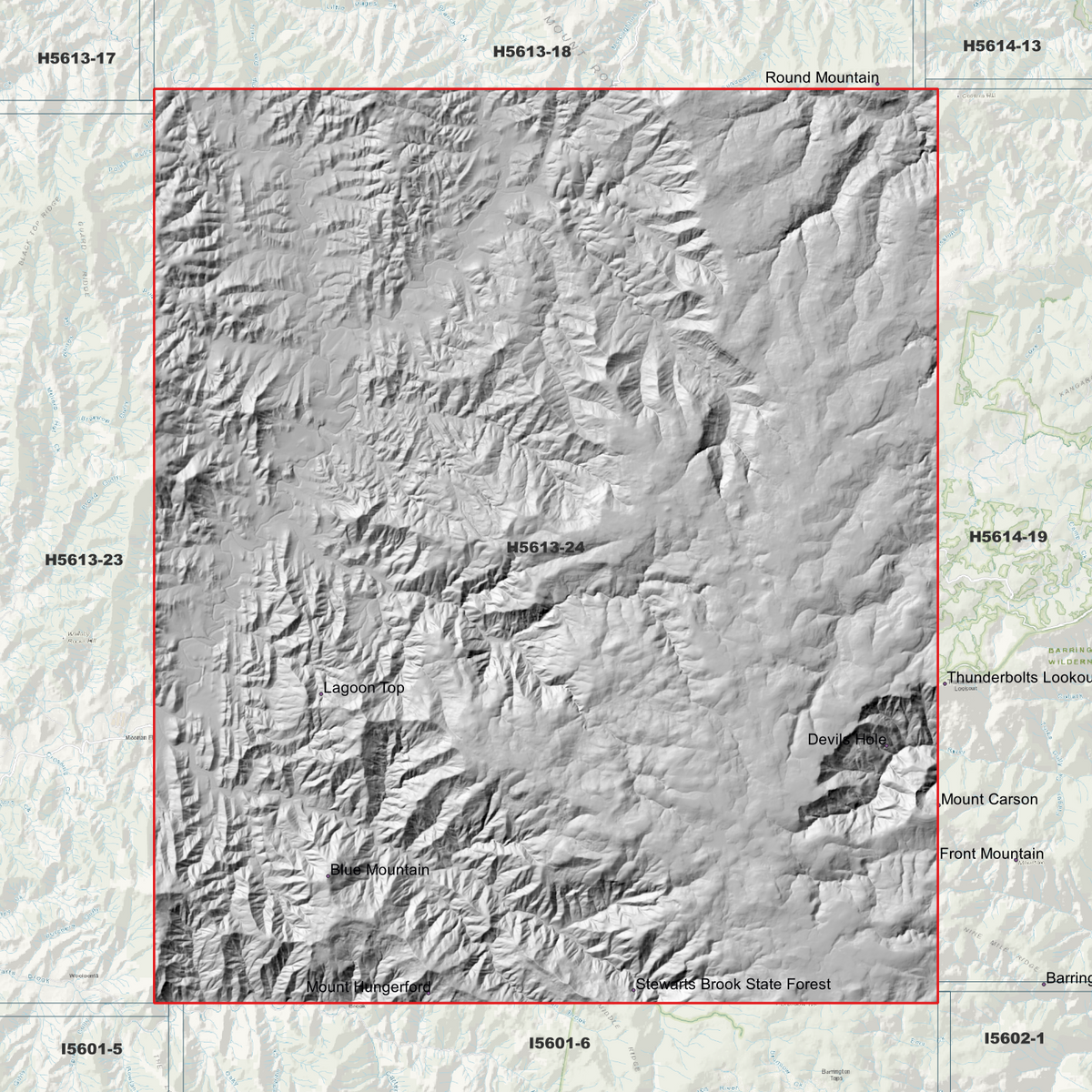 Devils Hole 2m & 5m Digital Elevation Models (H5613-24)
