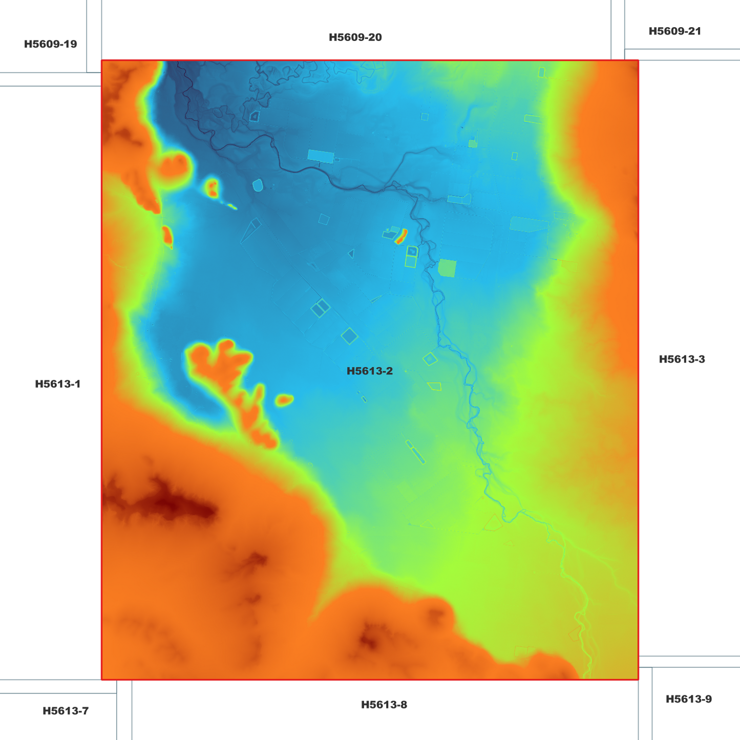 Curlewis 1m Digital Elevation Model (H5613-2)