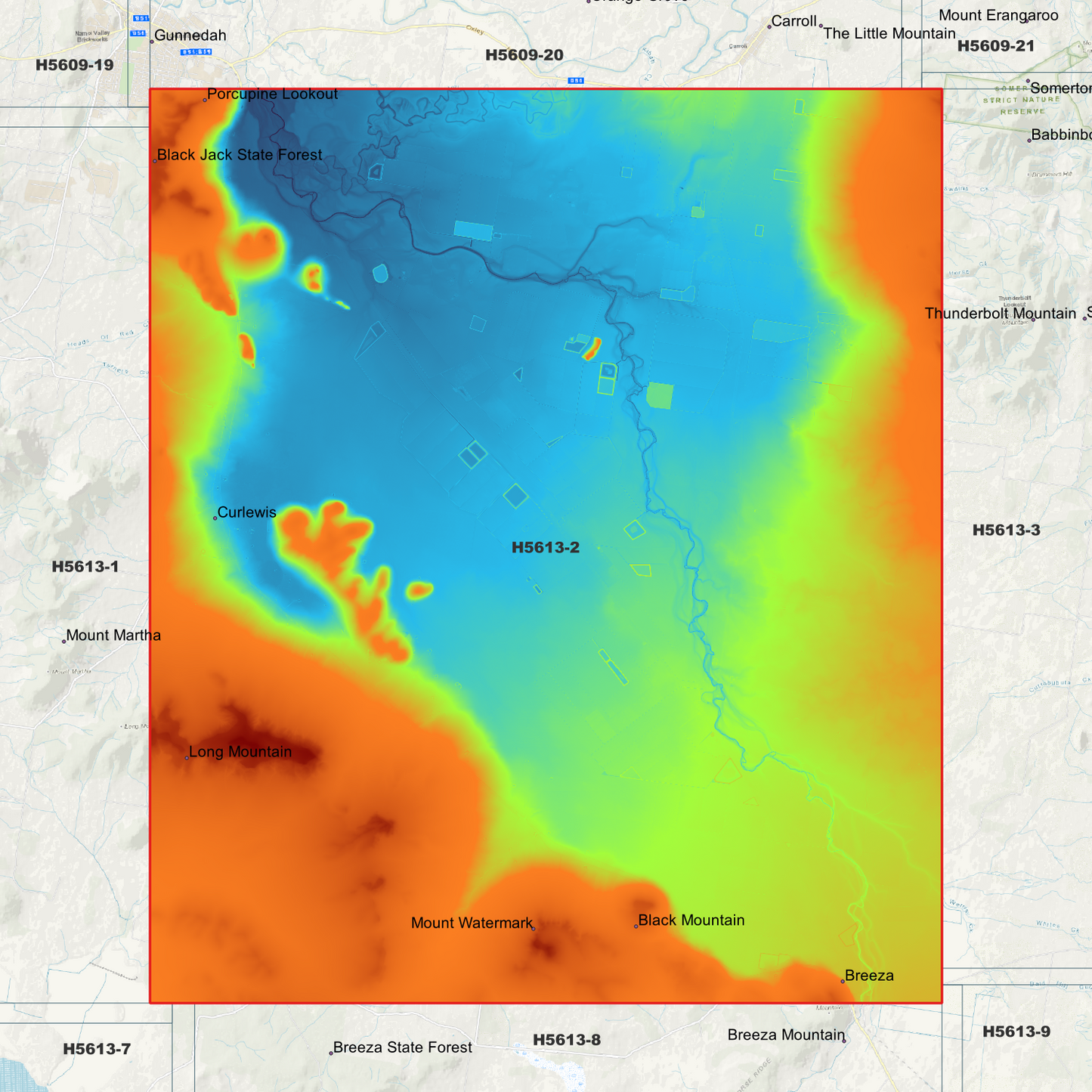 Curlewis 1m Digital Elevation Model (H5613-2)