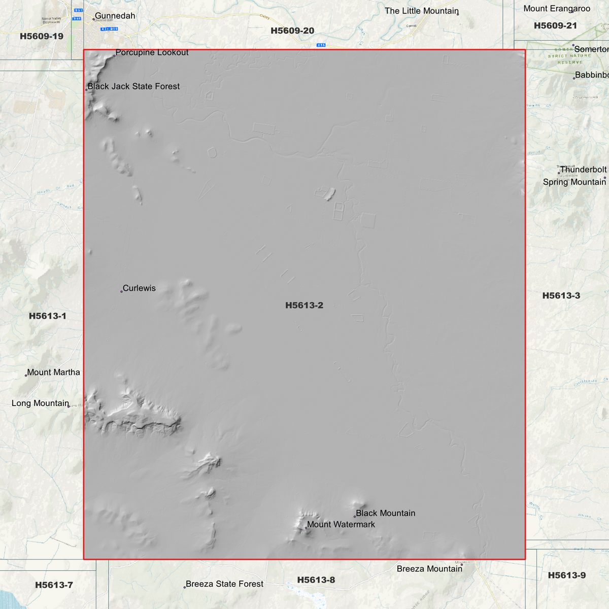Curlewis 1m Digital Elevation Models (H5613-2)
