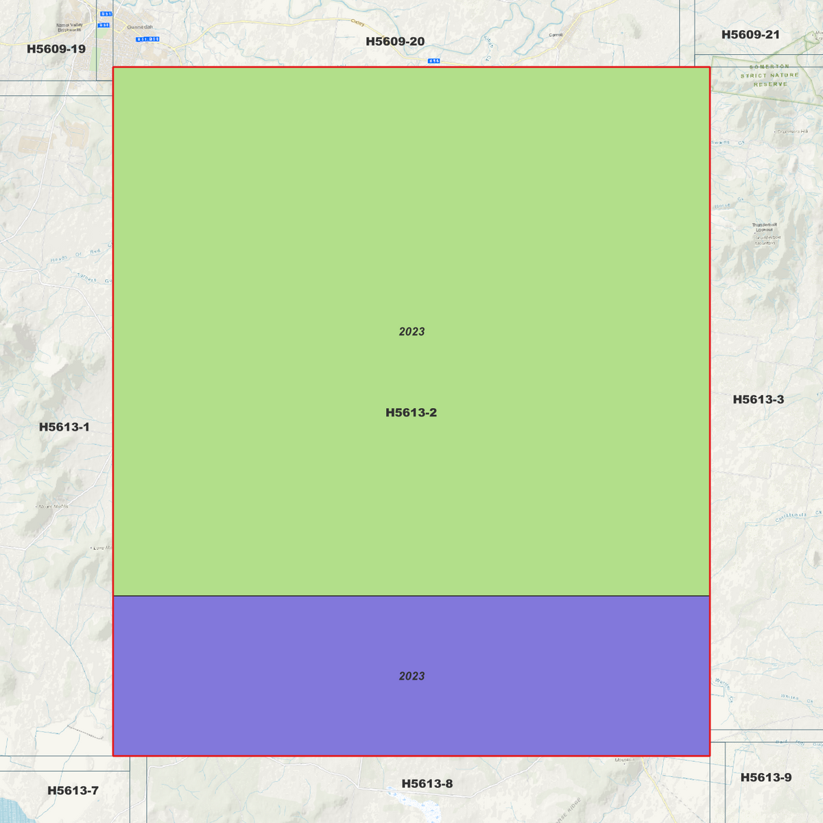 Curlewis 1m Digital Elevation Models (H5613-2)