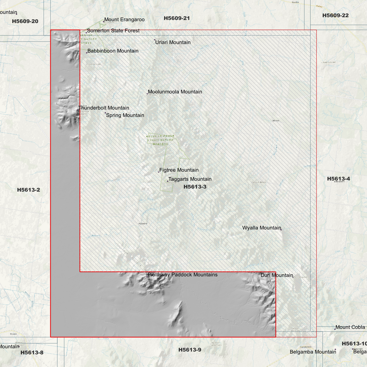 Thunderbolt 1m & 5m Digital Elevation Models (H5613-3)