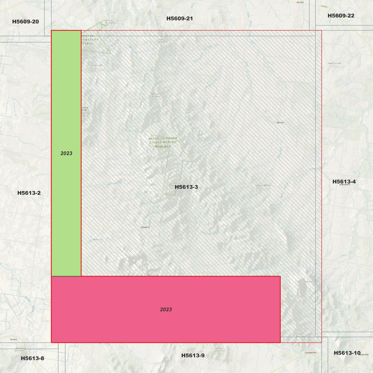 Thunderbolt 1m & 5m Digital Elevation Models (H5613-3)