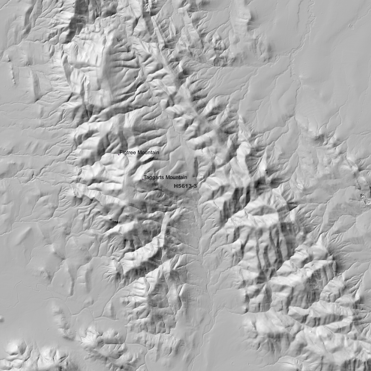 Thunderbolt 1m & 5m Digital Elevation Models (H5613-3)