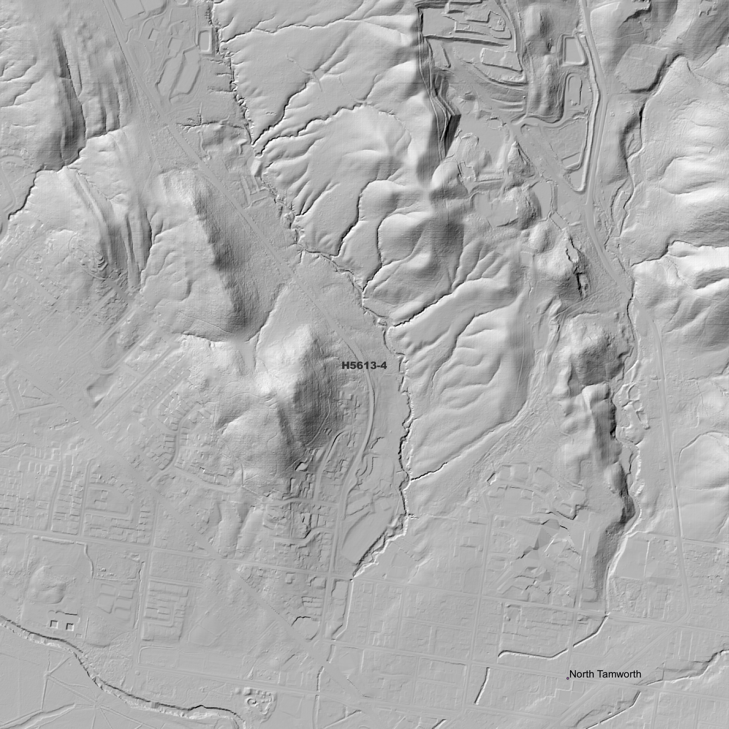 Tamworth 1m Digital Elevation Model (H5613-4)