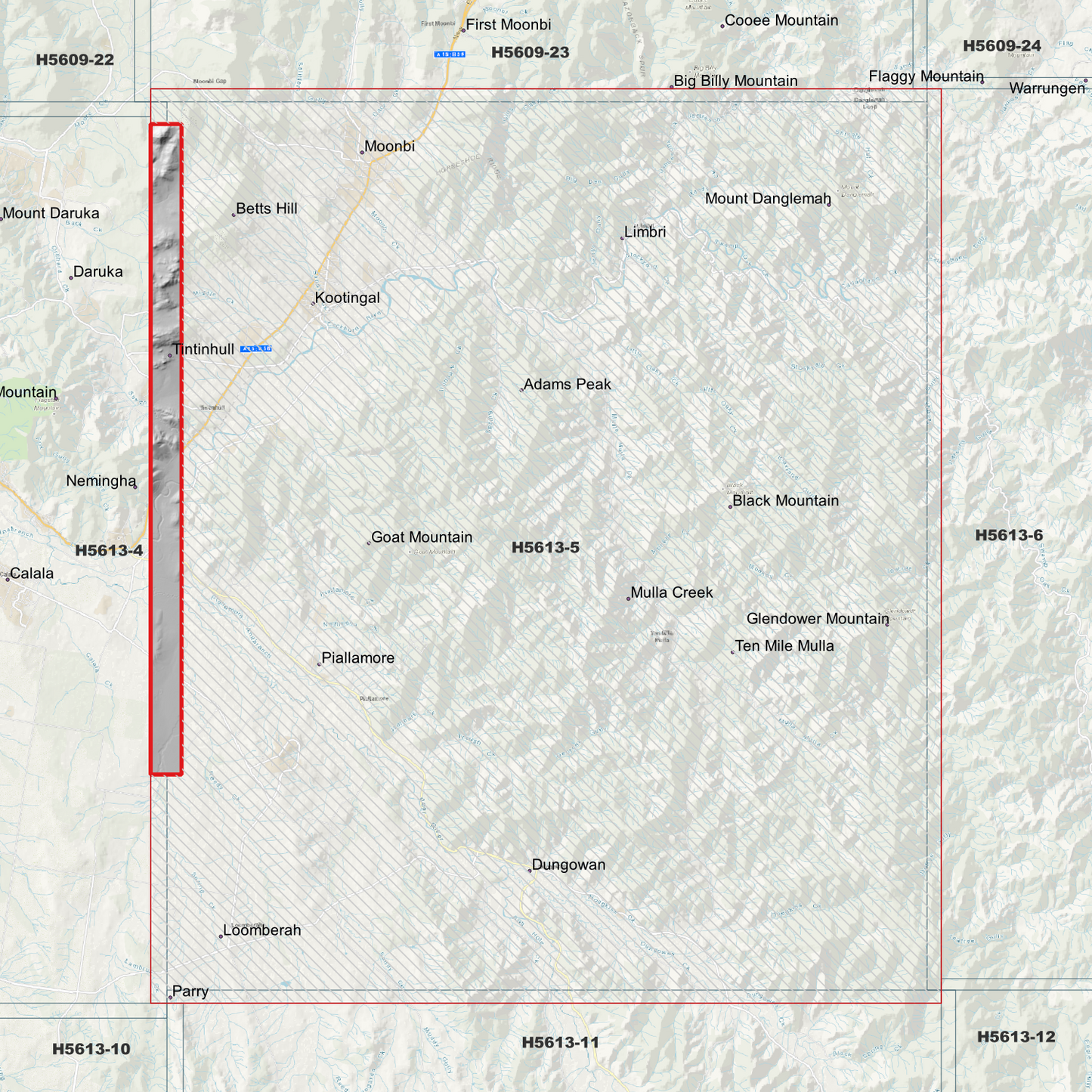 Kootingal 1m Digital Elevation Model (H5613-5)