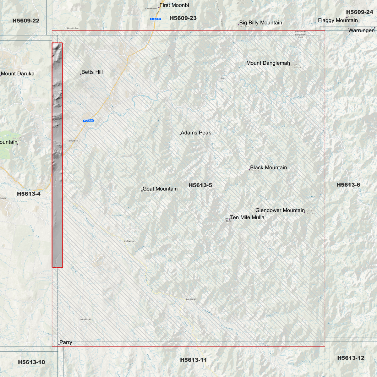 Kootingal 1m & 5m Digital Elevation Models (H5613-5)