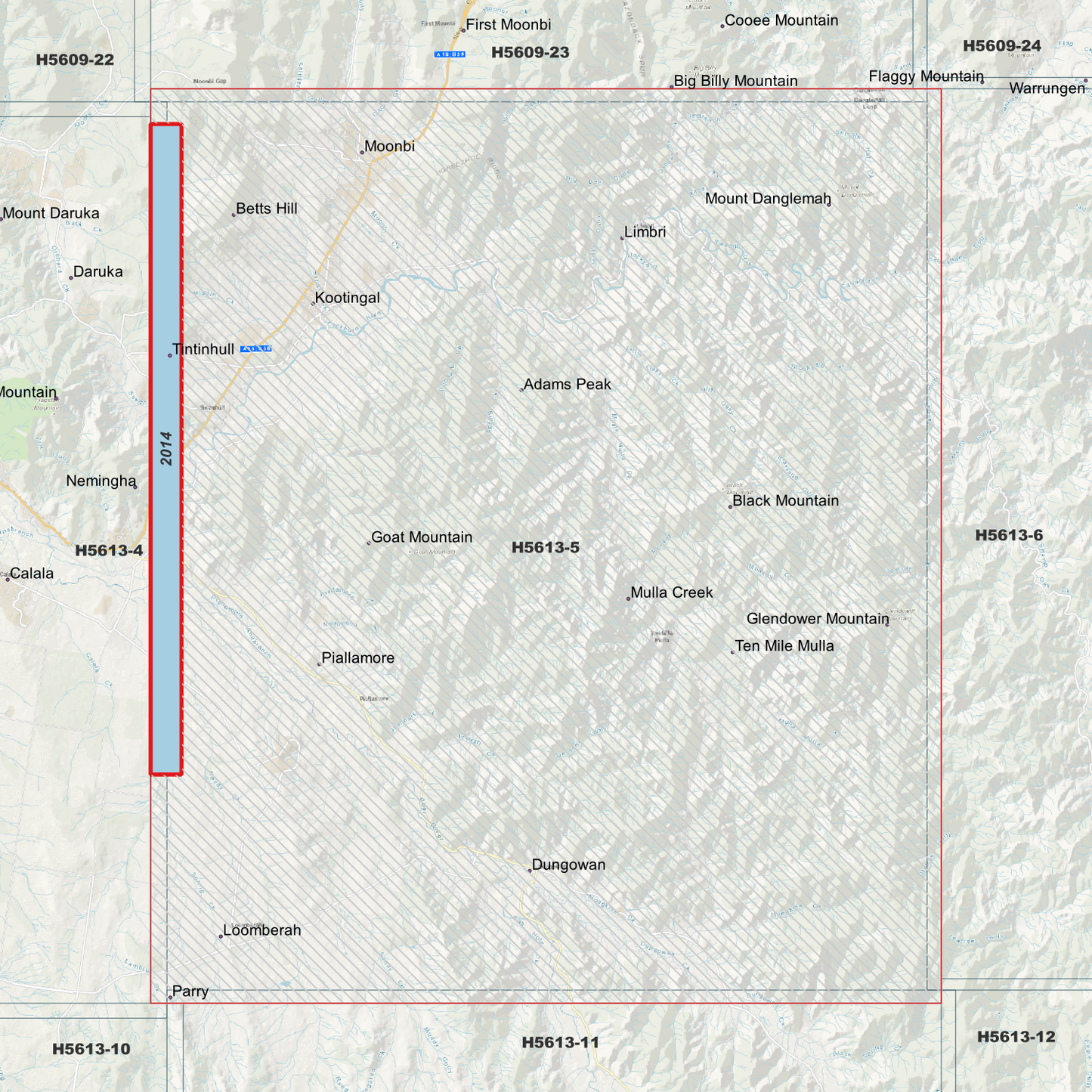 Kootingal 1m Digital Elevation Model (H5613-5)