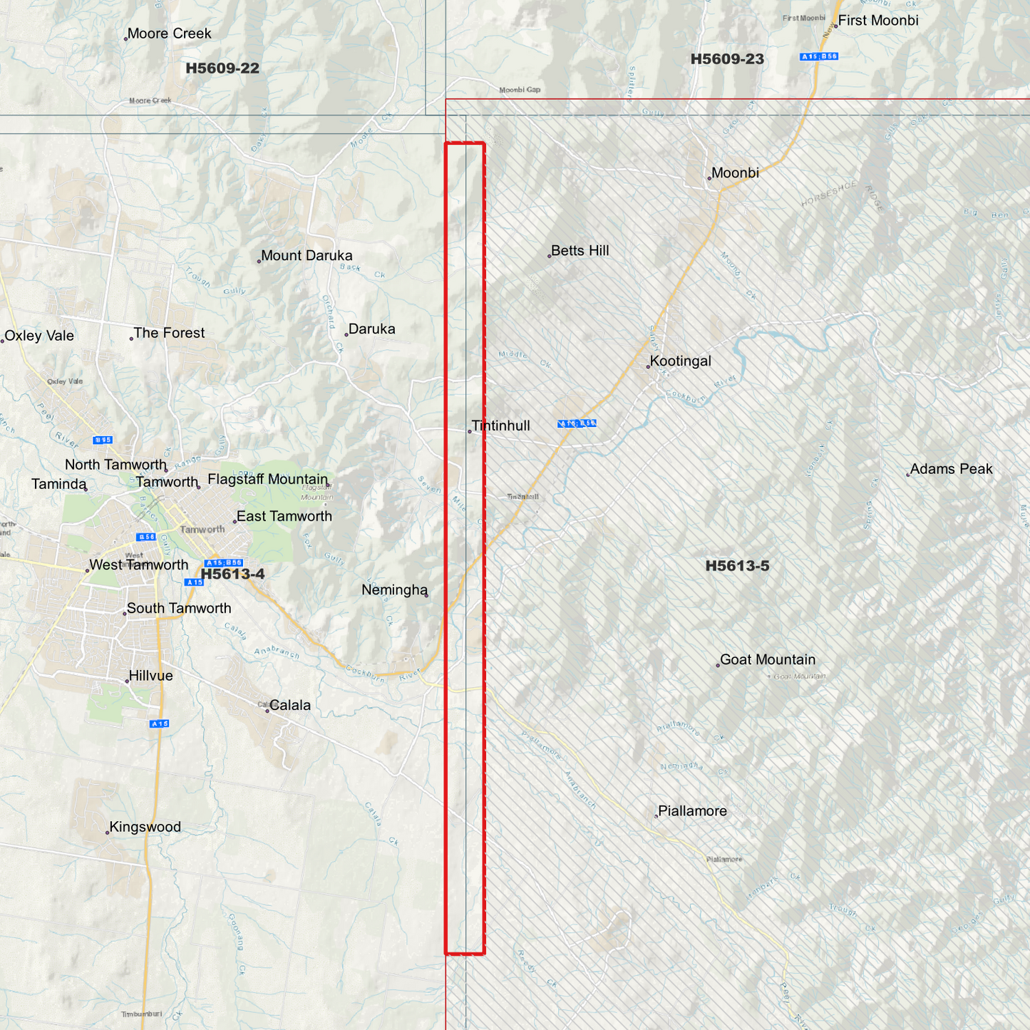 Kootingal 1m Digital Elevation Model (H5613-5)