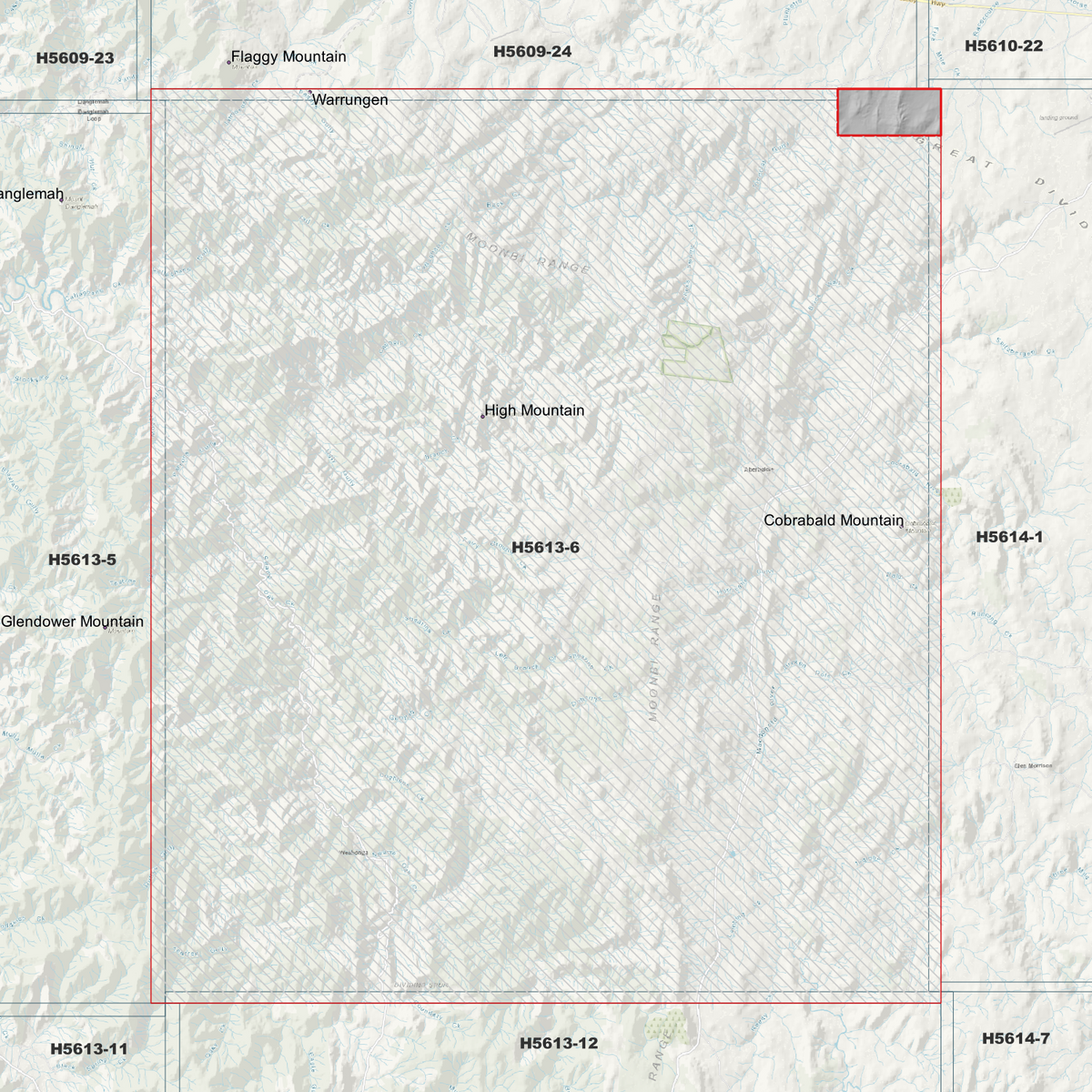 Weabonga 2m & 5m Digital Elevation Models (H5613-6)