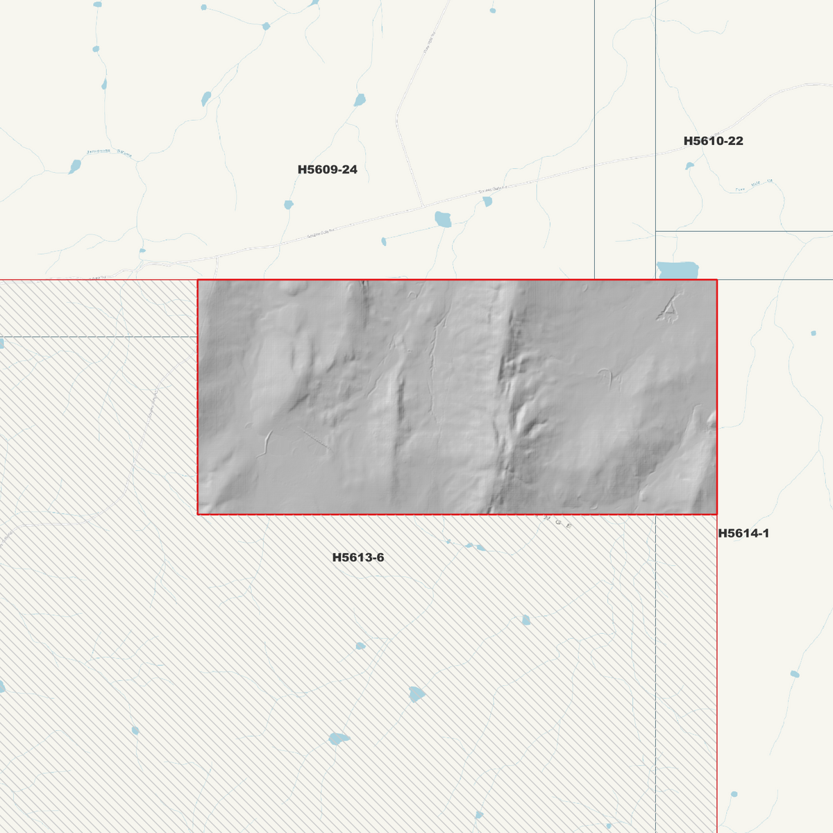 Weabonga 2m & 5m Digital Elevation Models (H5613-6)