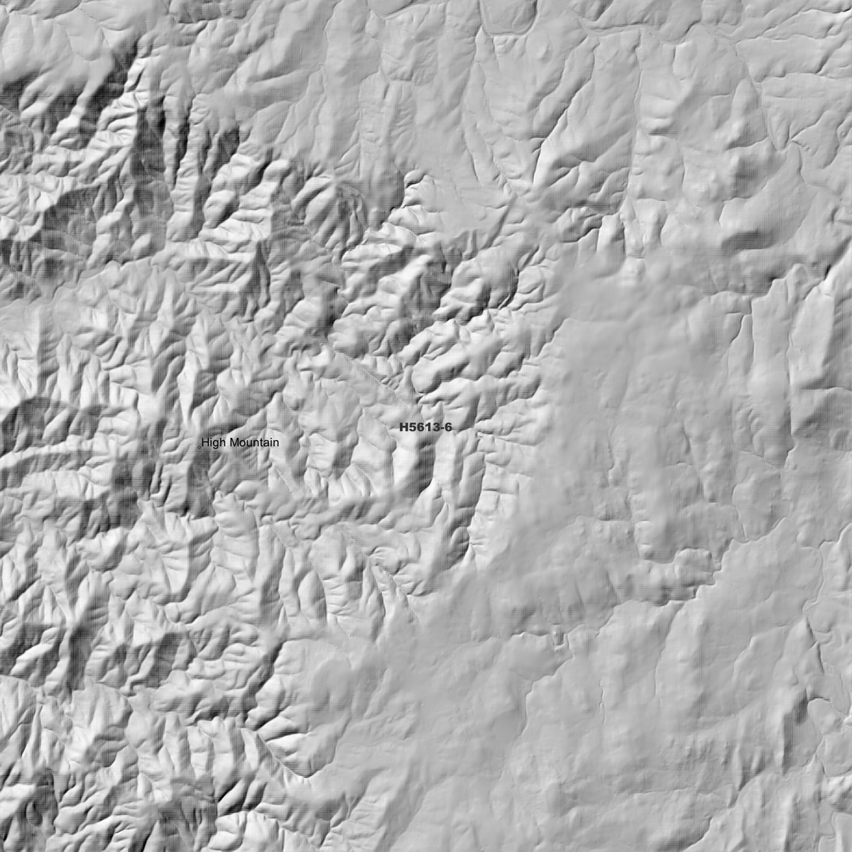 Weabonga 2m & 5m Digital Elevation Models (H5613-6)