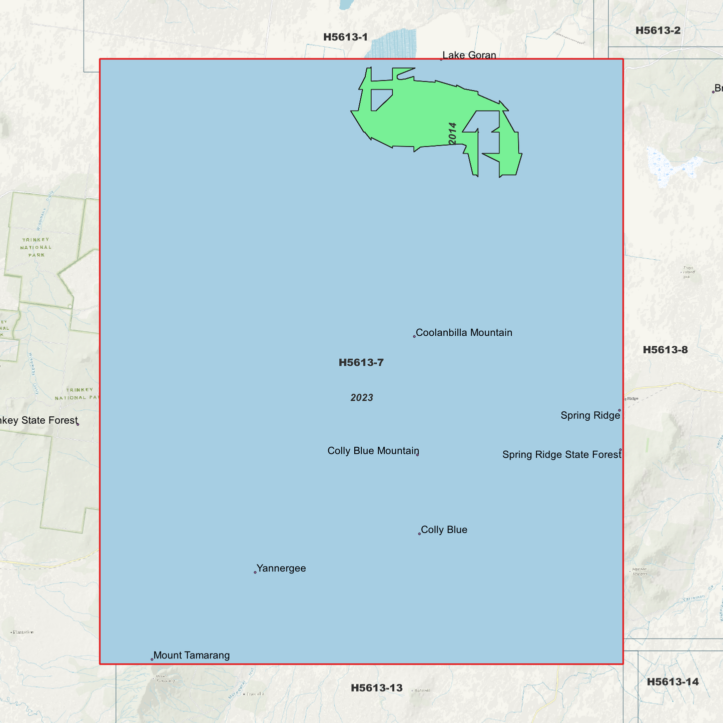 Colly Blue 1m Digital Elevation Model (H5613-7)